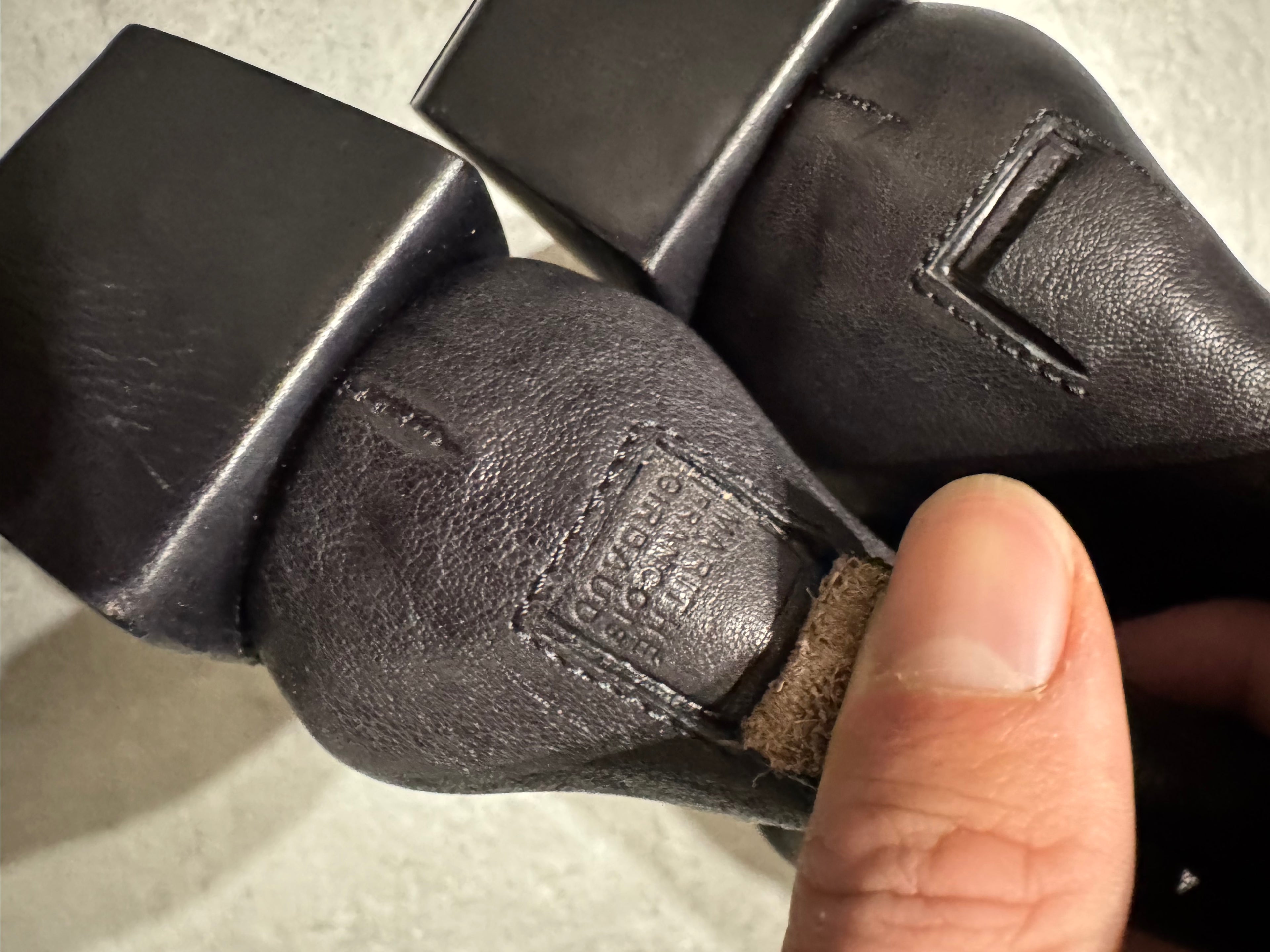 Marithé + François Girbaud Santiag Black Leather Boots (40)