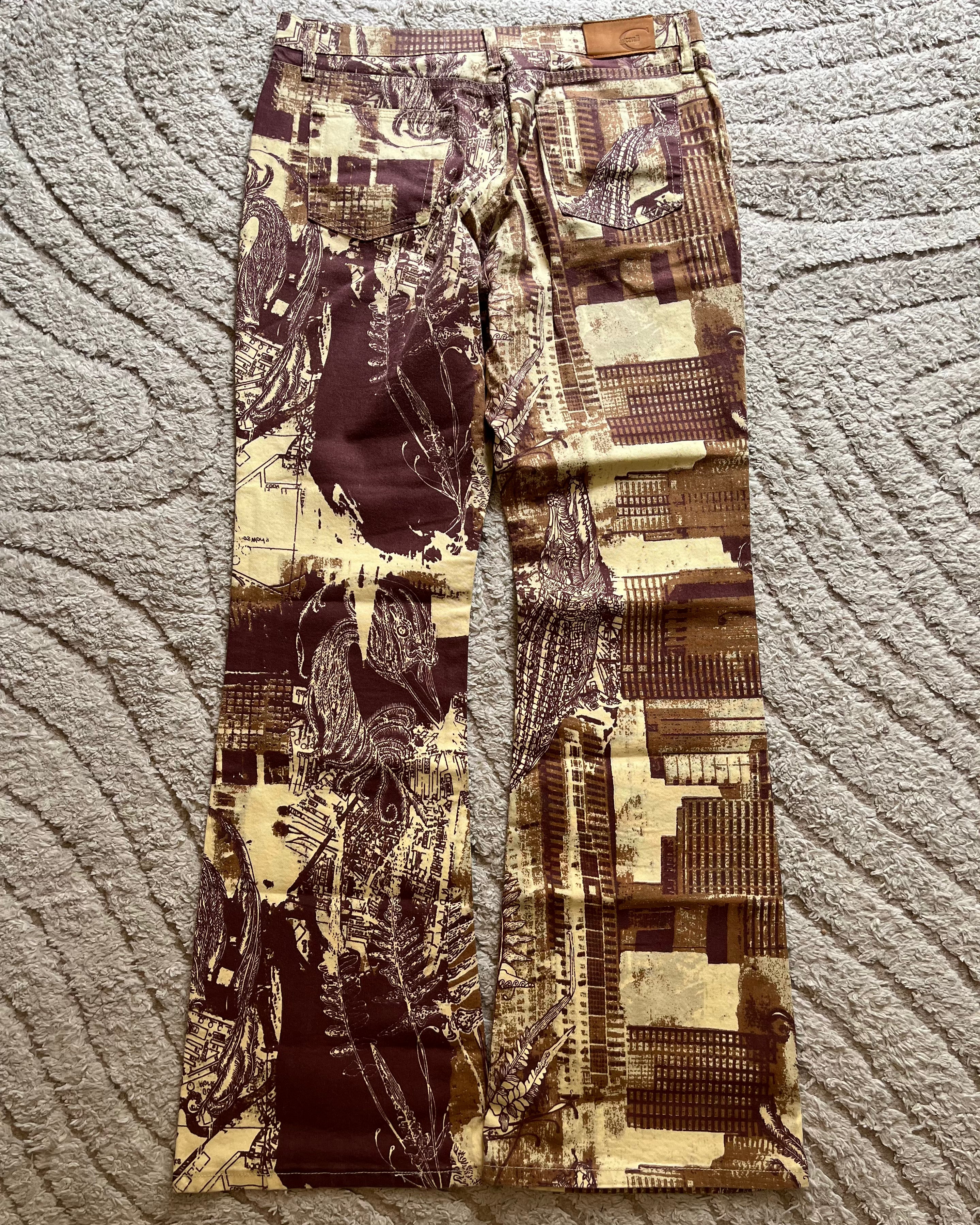 00s Just Cavalli ミラノブルームパンツ(M/L) 