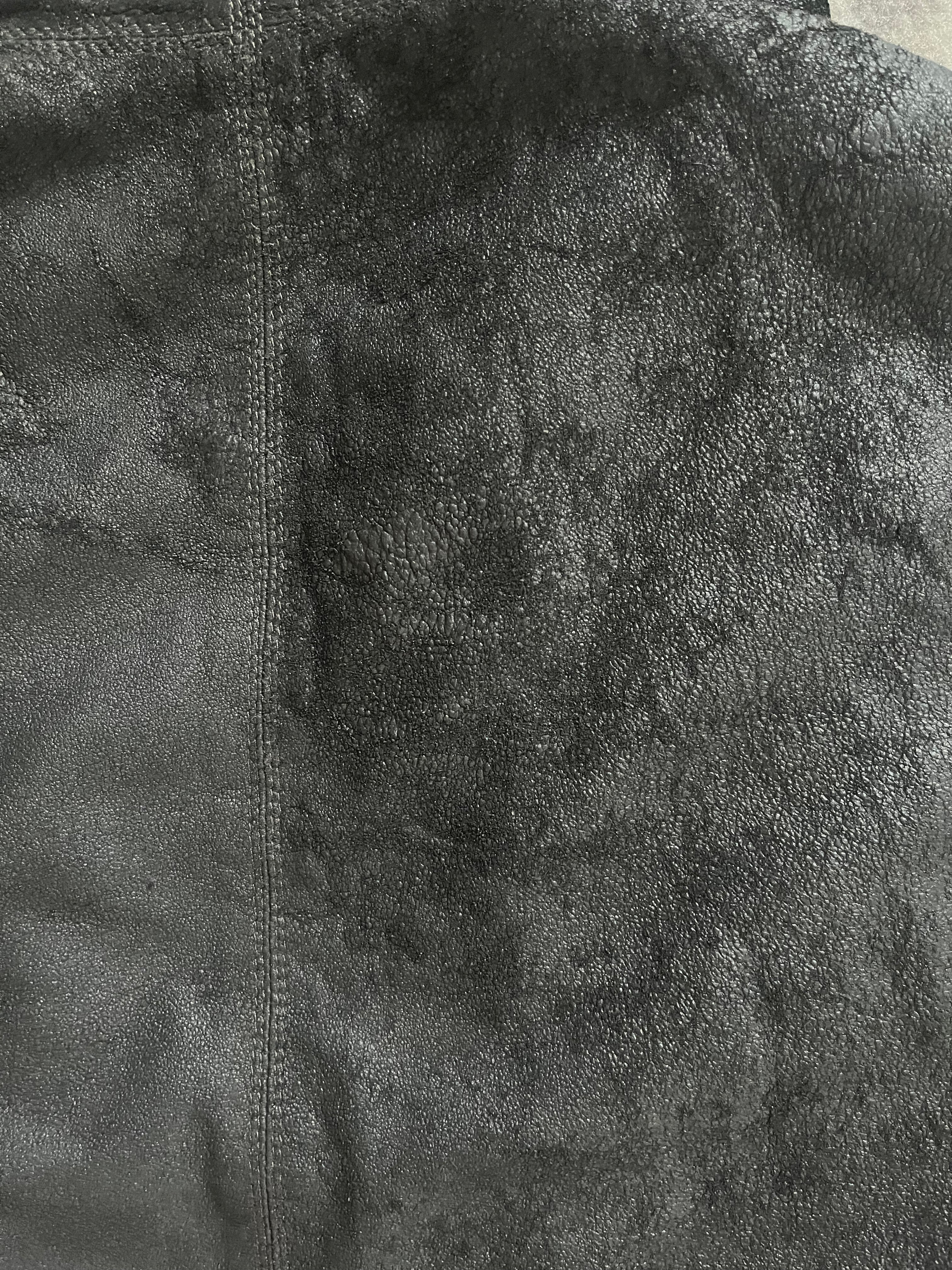 2022FW リック・オウエンス ブリュット レザー アーカイブ ノースリーブ ジャケット (XS)