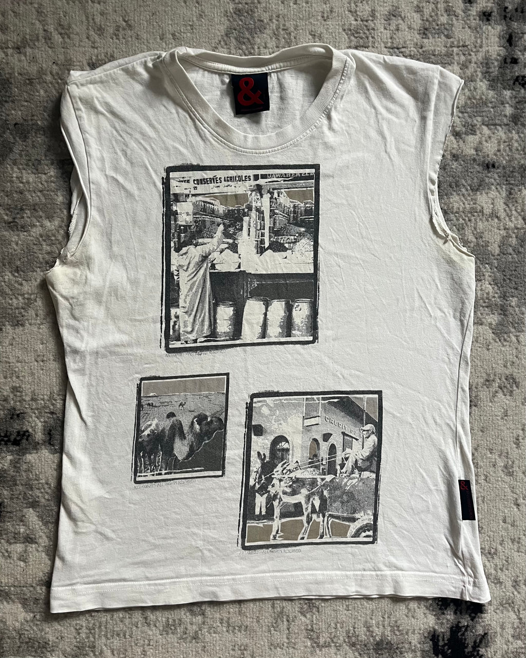 90s Dolce & Gabbana Punk "Report From Nature" Tank Top (XS/S)