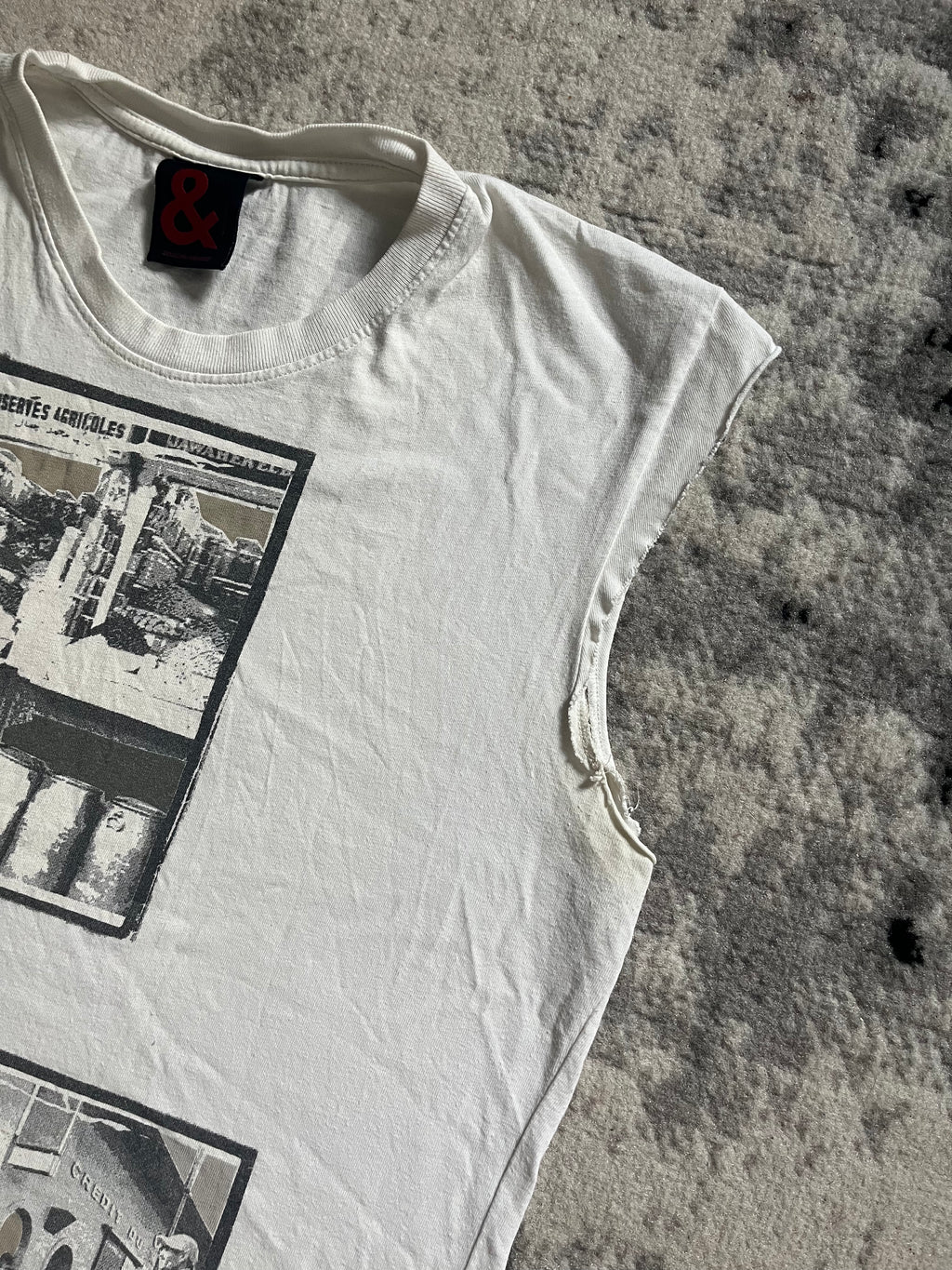 90s Dolce & Gabbana Punk "Report From Nature" Tank Top (XS/S)