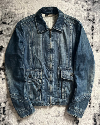 SS2005 Cavalli Propaganda Denim Jacket (M)