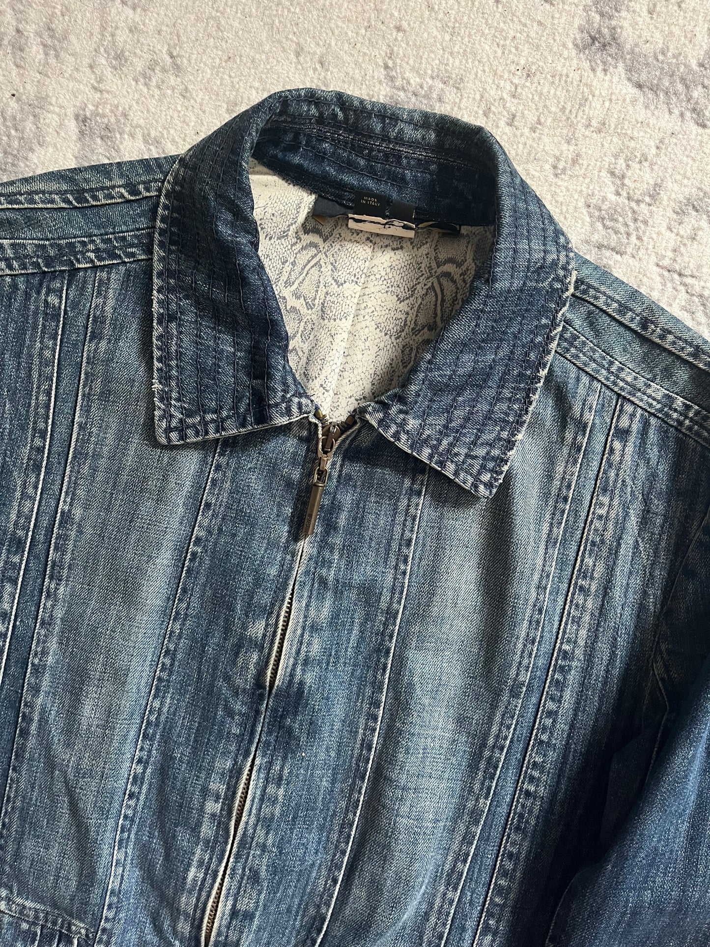 SS2005 Cavalli Propaganda Denim Jacket (M)