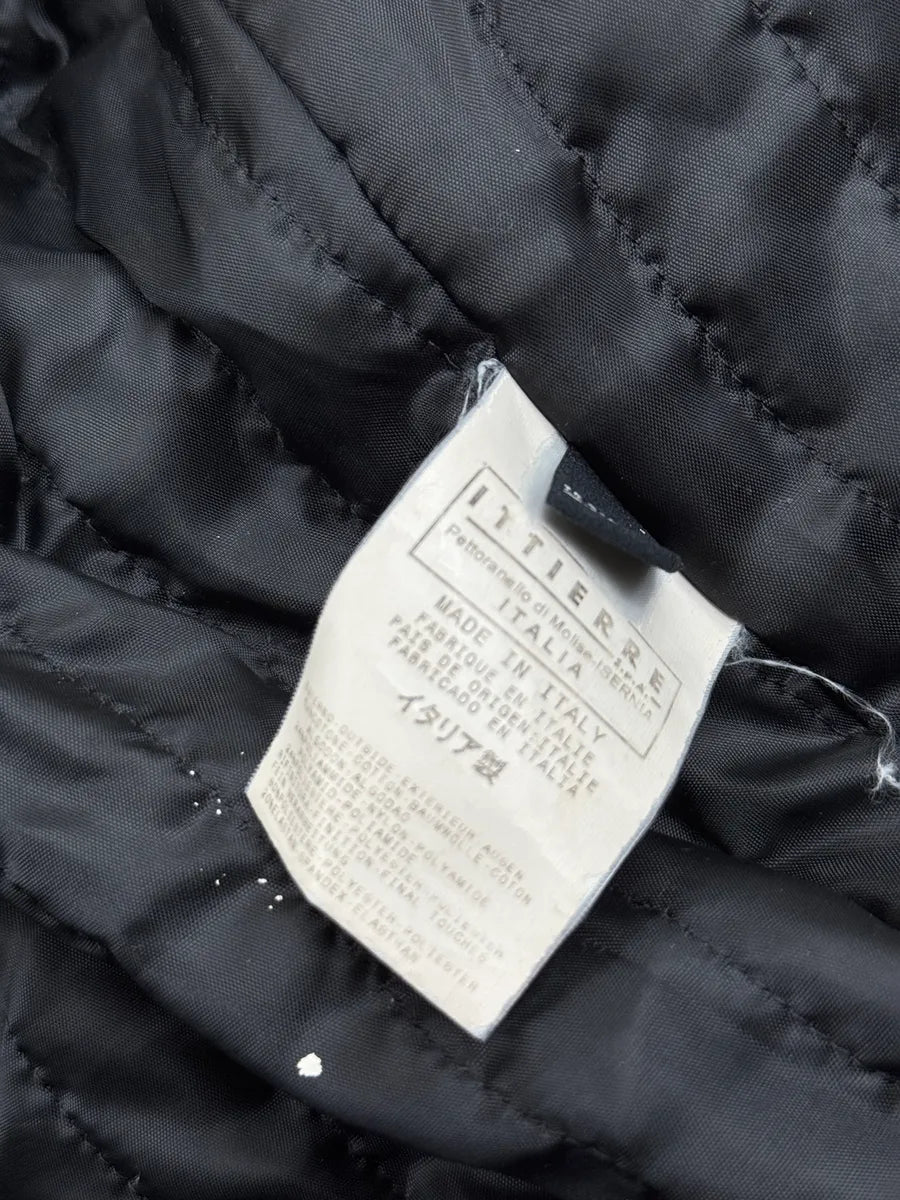 AW2003 Dolce & Gabbana Black Nylon Ribbed Aviator Light Jacket xQtgMkx 12