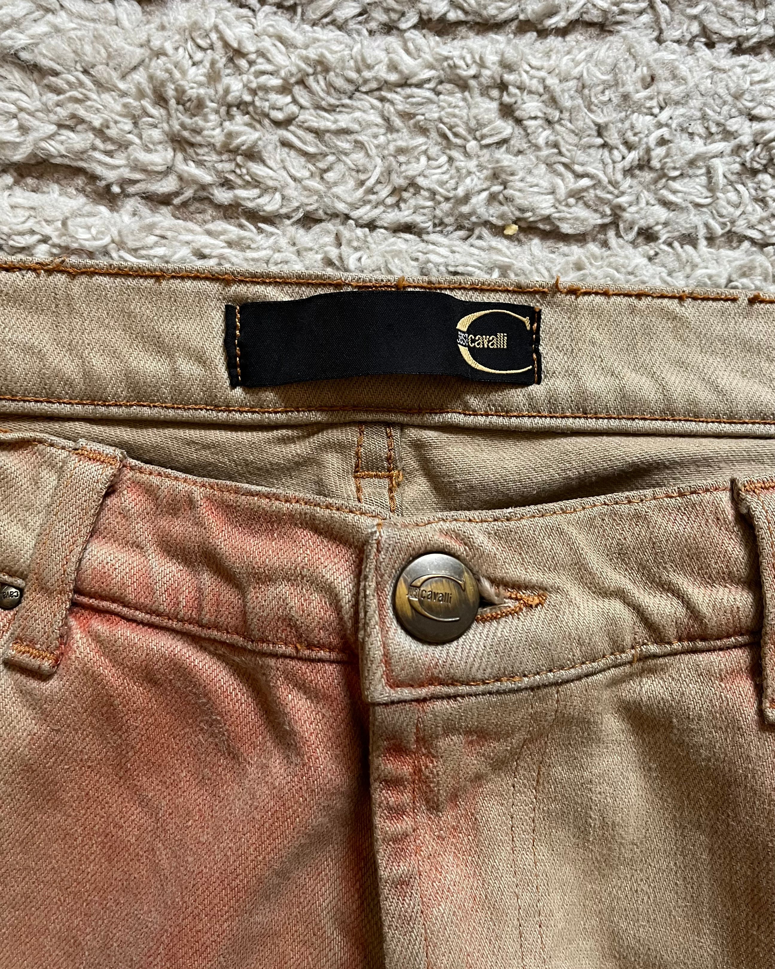 00s Just Cavalli コンテンポラリー フレアパンツ(S)