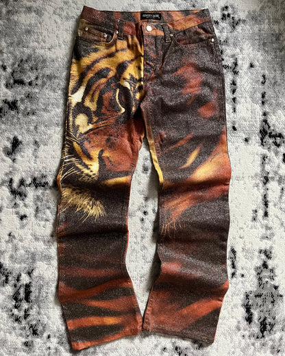 FW2000 Roberto Cavalli Savage Tiger Pants (S)