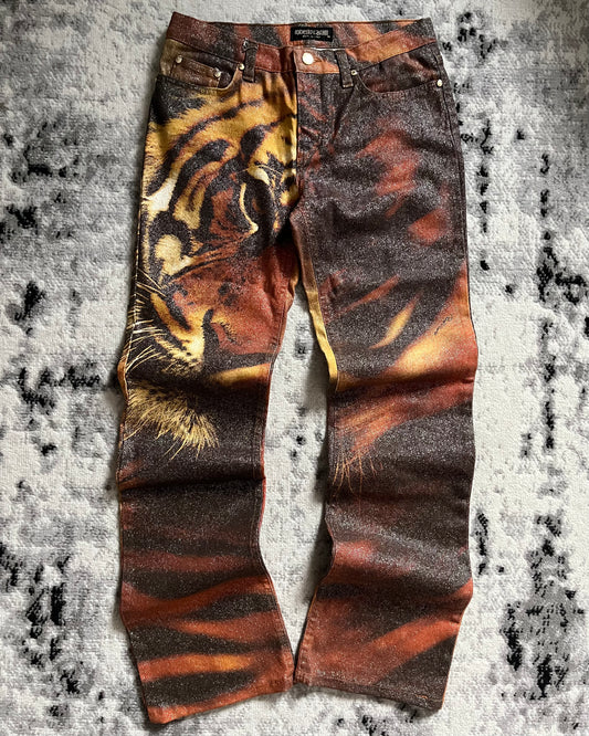 FW2000 Roberto Cavalli Savage Tiger 裤子 (S)