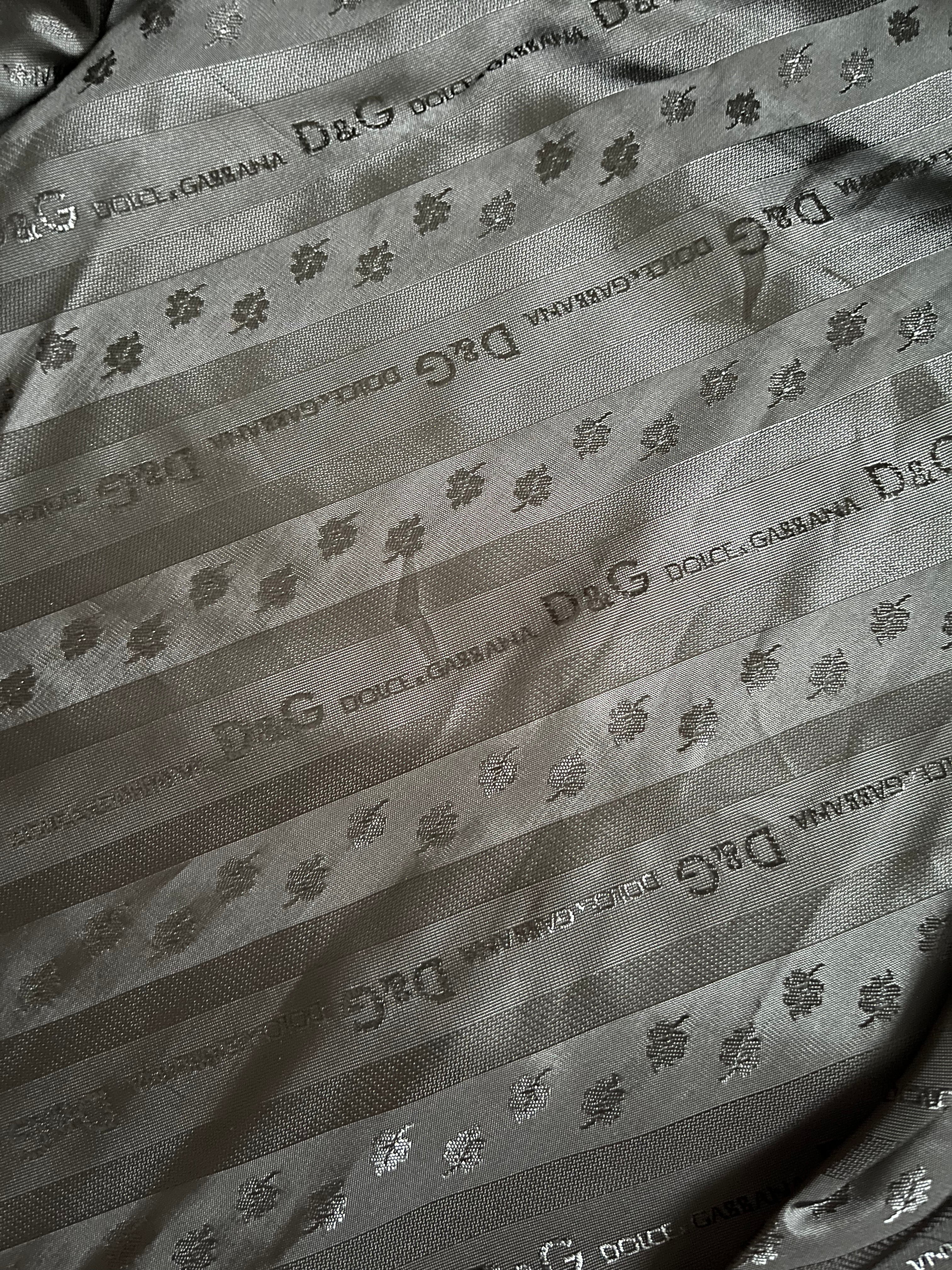 00年代 ドルチェ＆ガッバーナ ブラック レベル ユーティリティ レザー ジャケット (S/M)