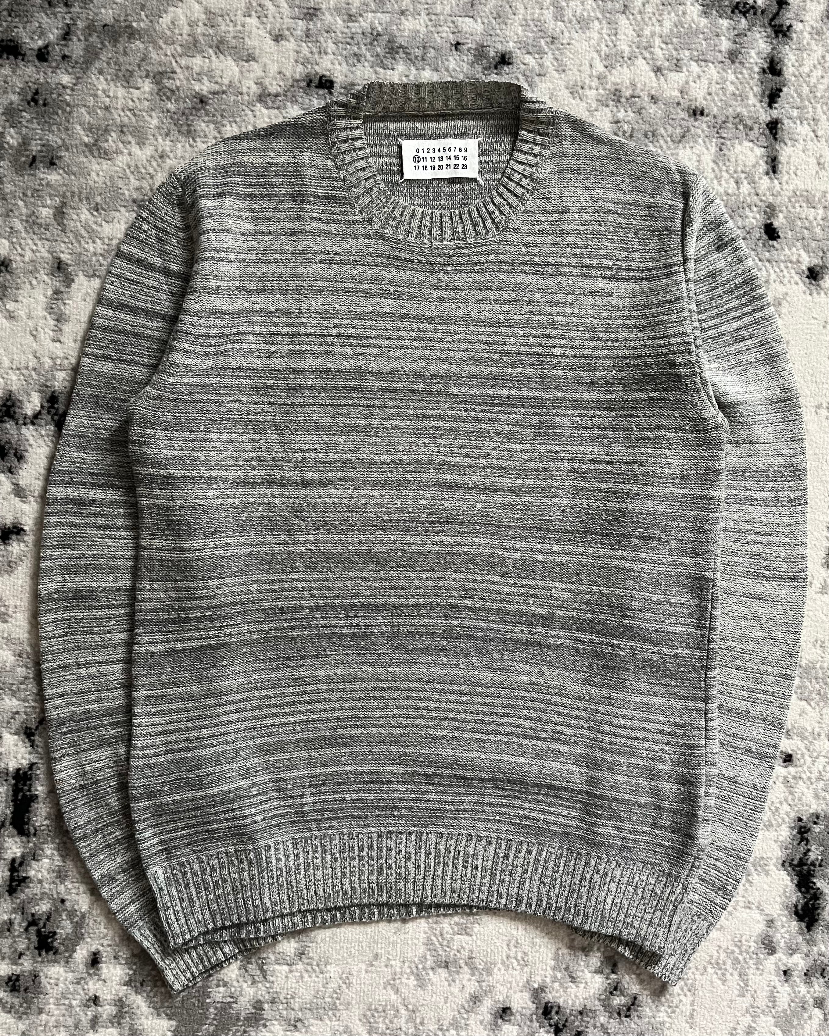 メゾン マルタン マルジェラ ピュア グレー ウール セーター (M)