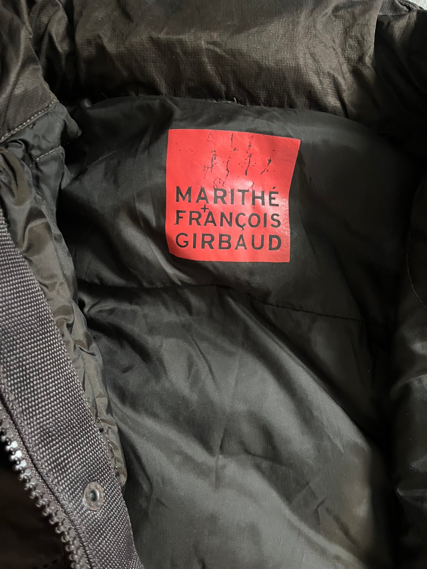 00s Marithé + François Girbaud Avant-Garde Zen Brown Puffer Jacket (M/L)