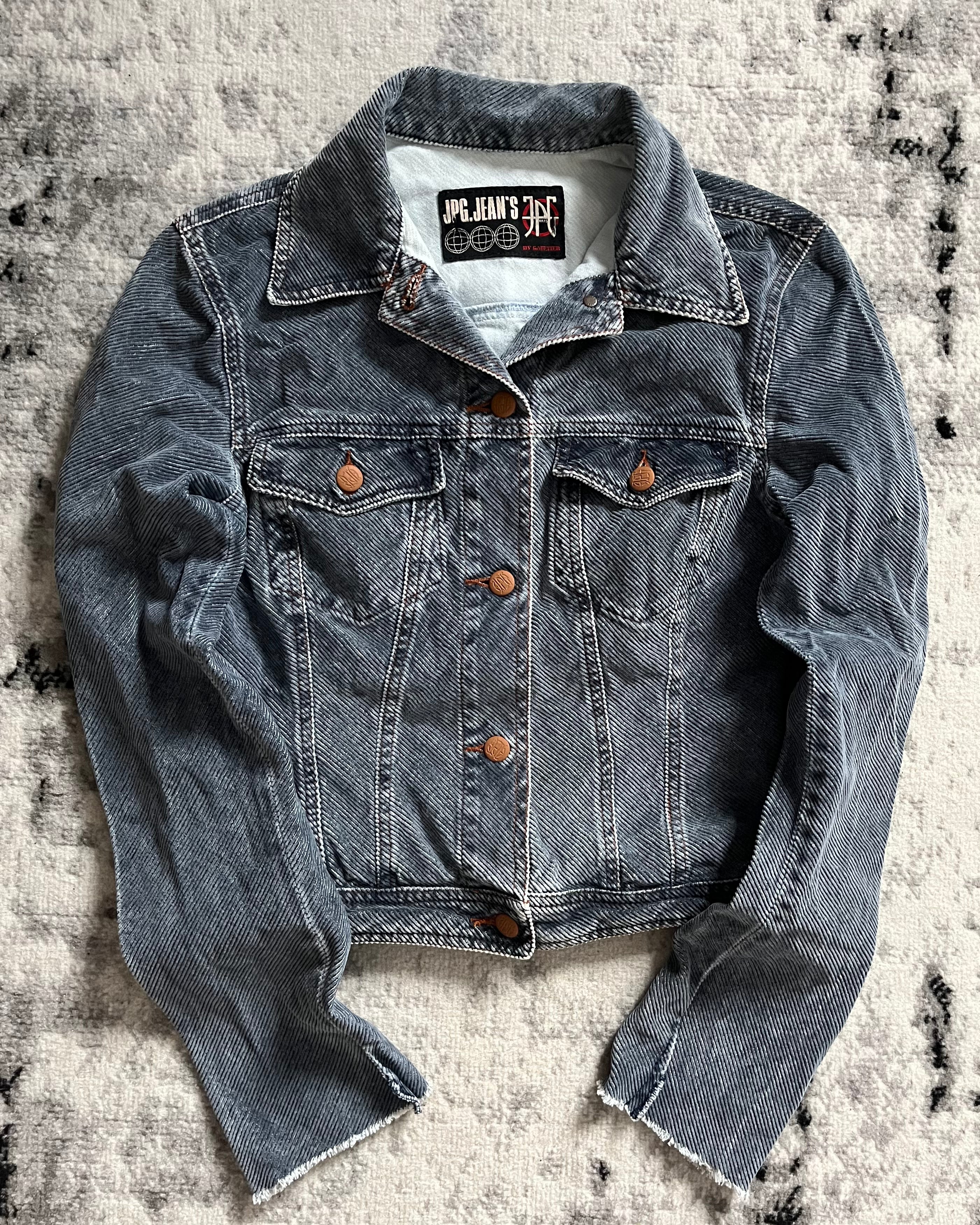 Jean Paul Gaultier Velvet Grey Industry Jacket