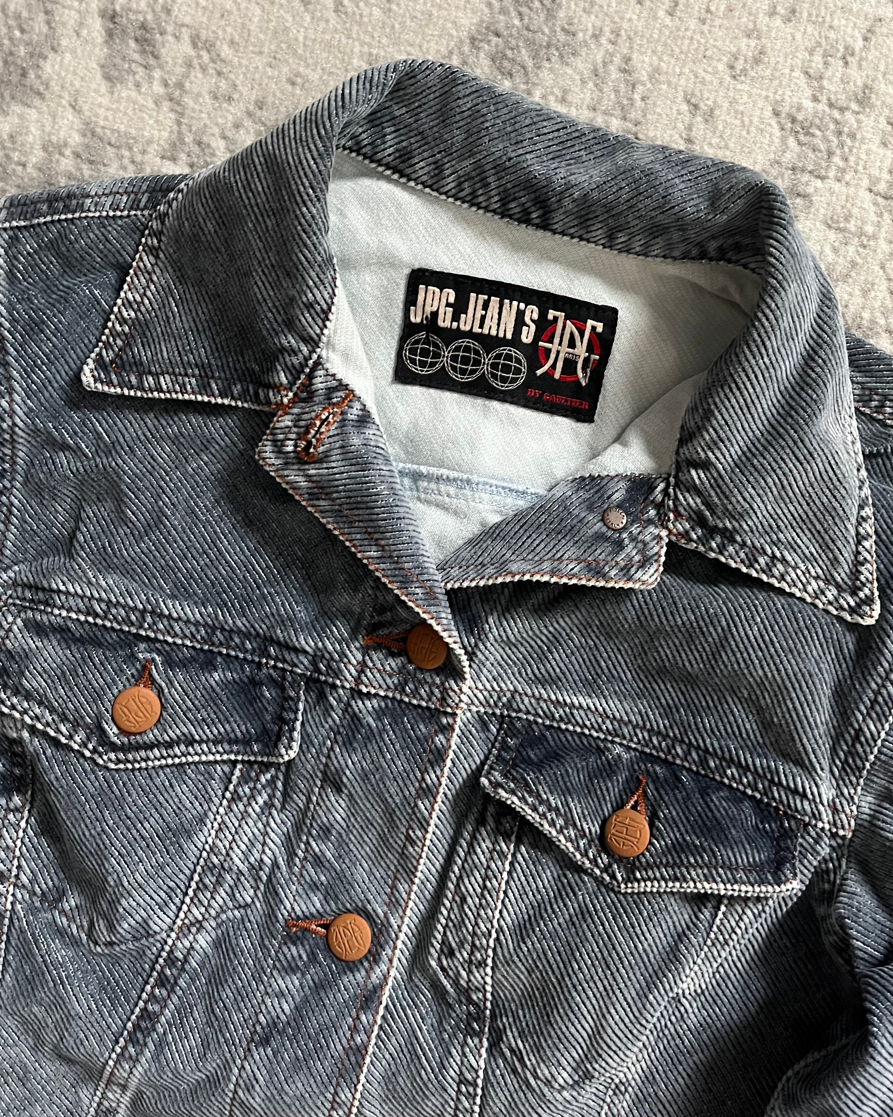 Jean Paul Gaultier Velvet Grey Industry Jacket