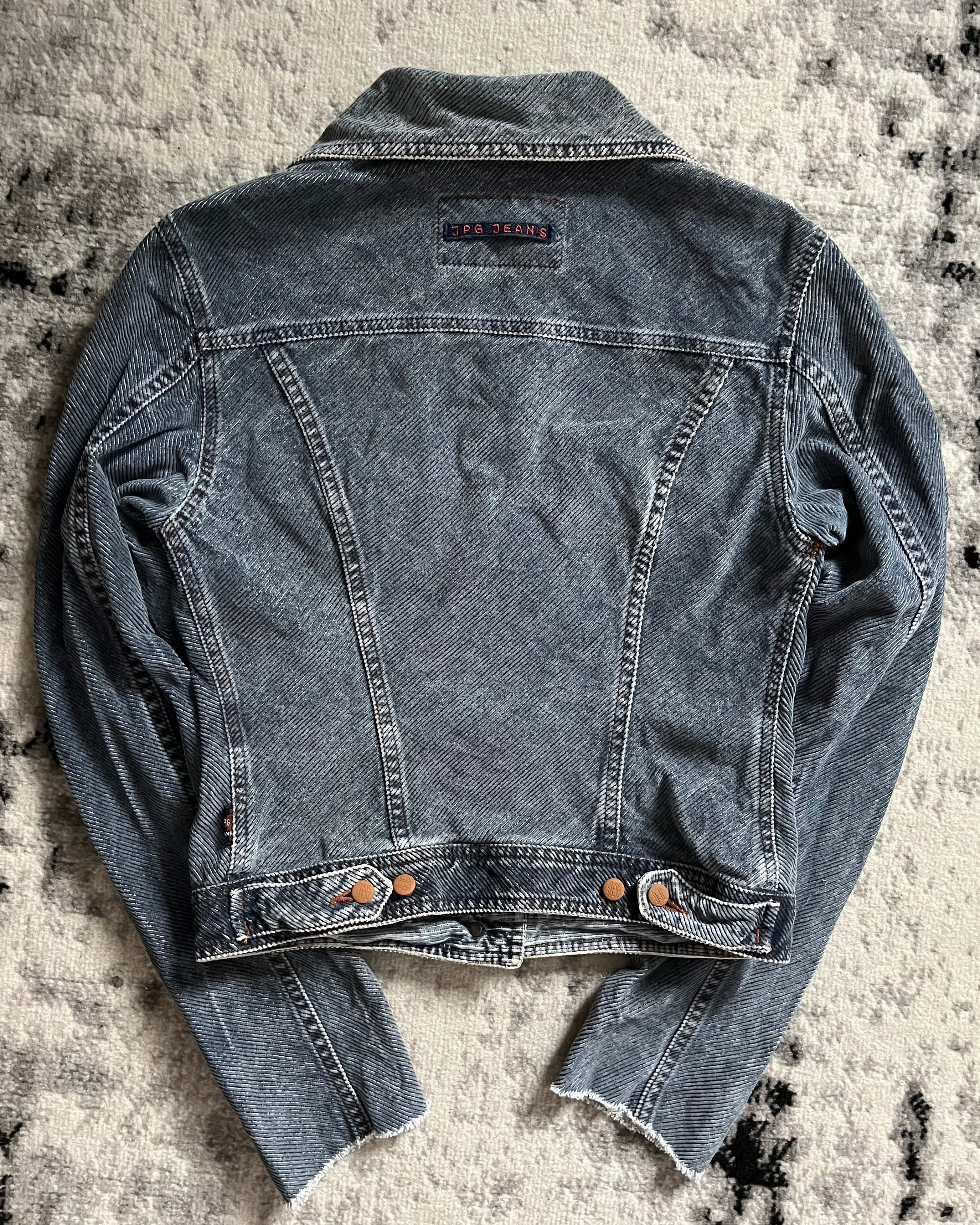 Jean Paul Gaultier Velvet Grey Industry Jacket