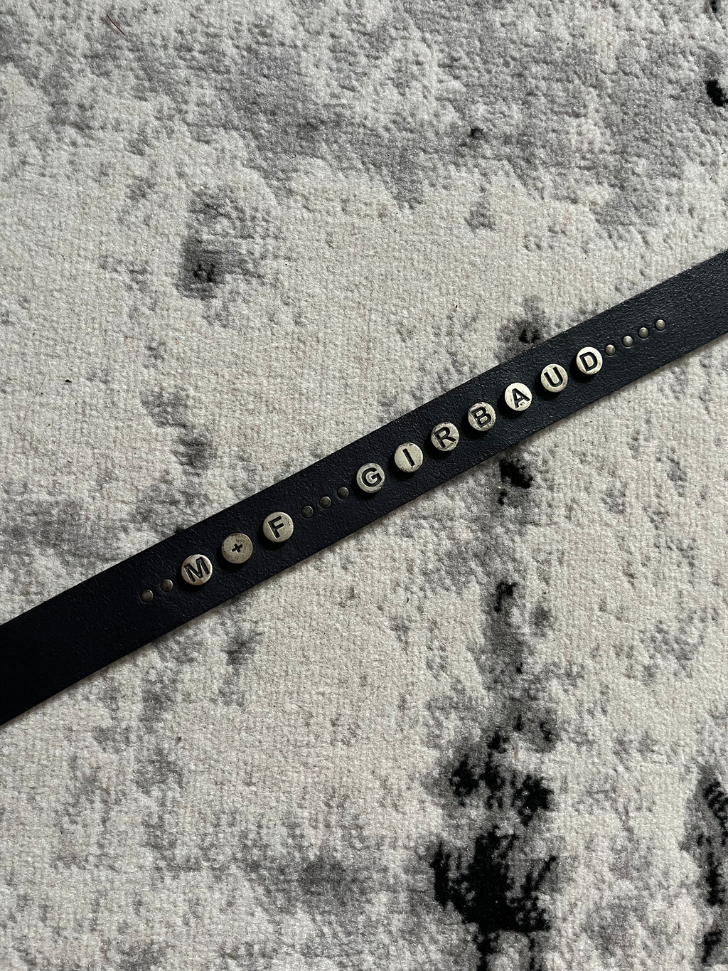 2000 Marithé + François Girbaud Leather Belt