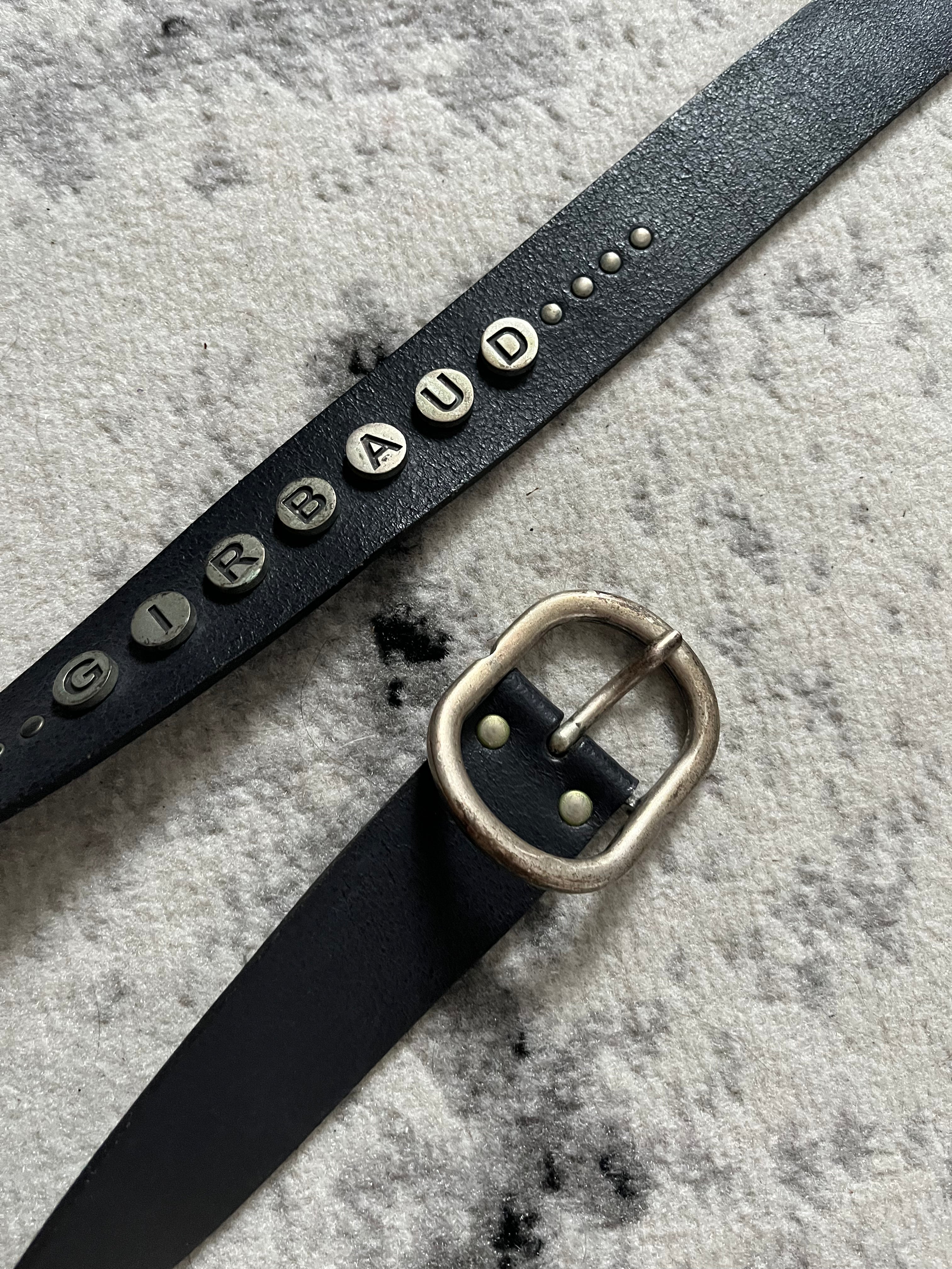 2000 Marithé + François Girbaud Leather Belt