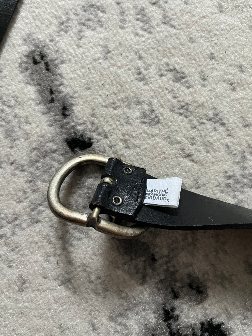 2000 Marithé + François Girbaud Leather Belt