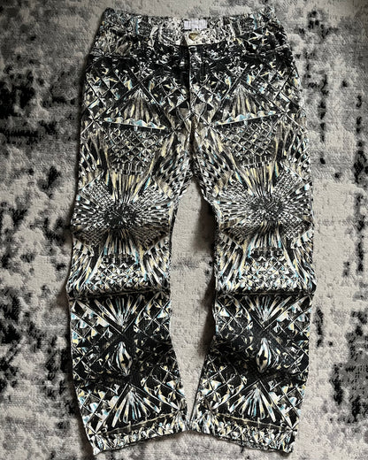 Roberto Cavalli Logical Diamond Dynasty Pants (M/L)