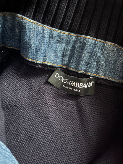 2003 Dolce & Gabbana Art Cheeky Navy Cardigan (M)