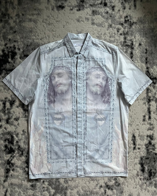 2016 春夏纪梵希基督耶稣印花衬衫 (XL)