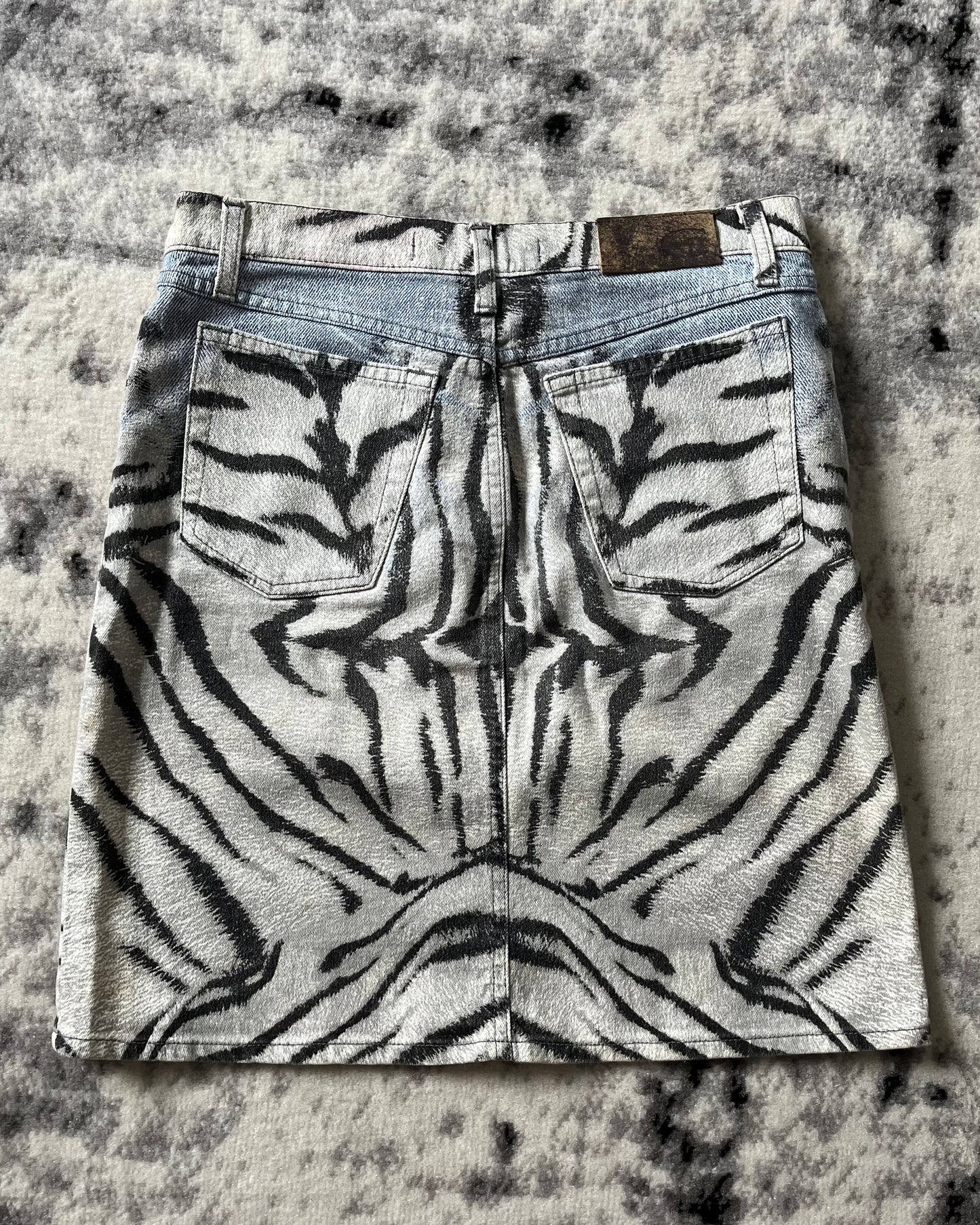 00s Just Cavalli Zebra Savage Skirt (S)