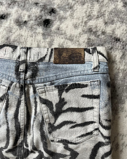 00s Just Cavalli Zebra Savage Skirt (S)