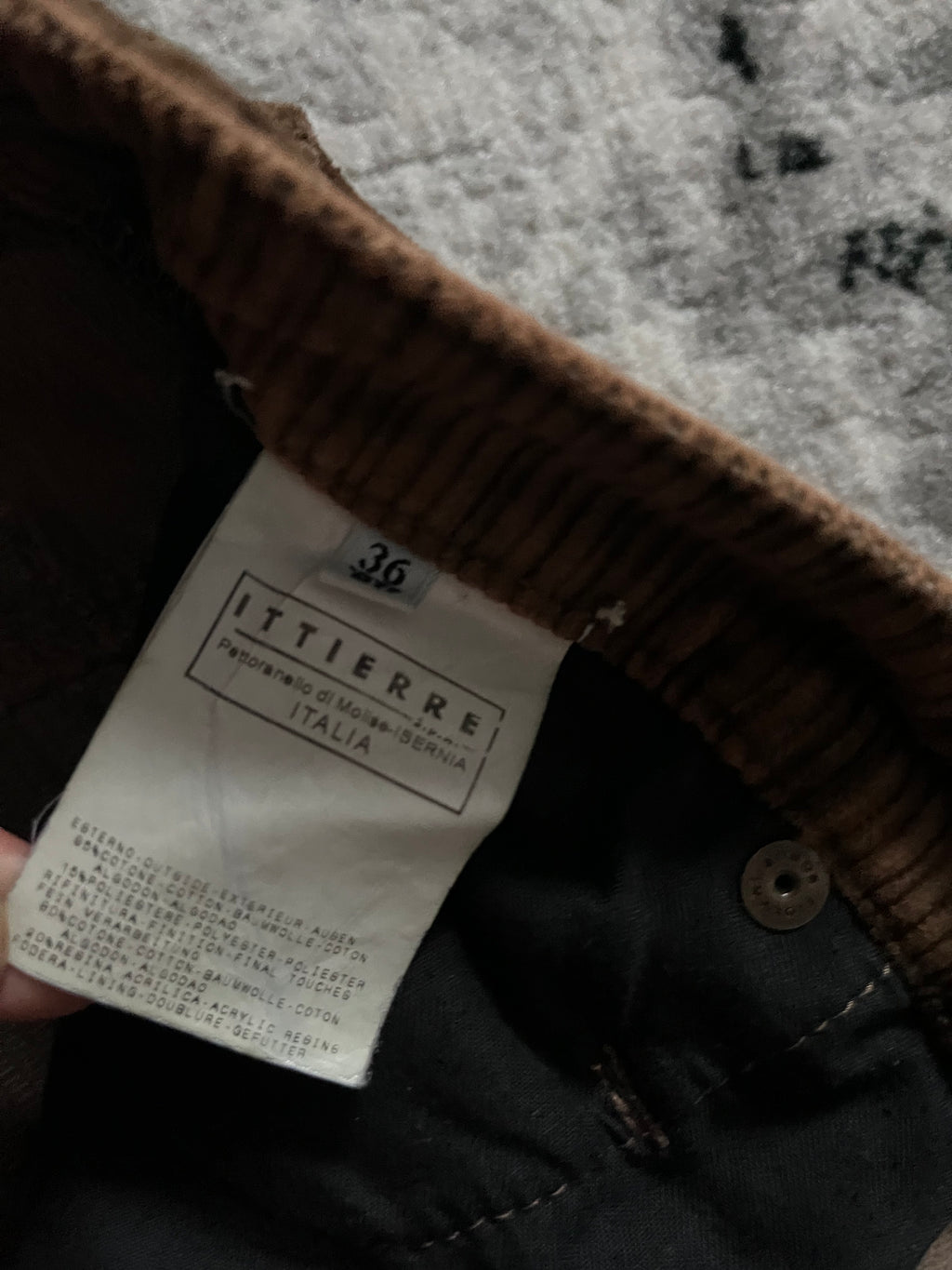 AW2004 Dolce & Gabbana Velvet Military Cargo Bondage Pants