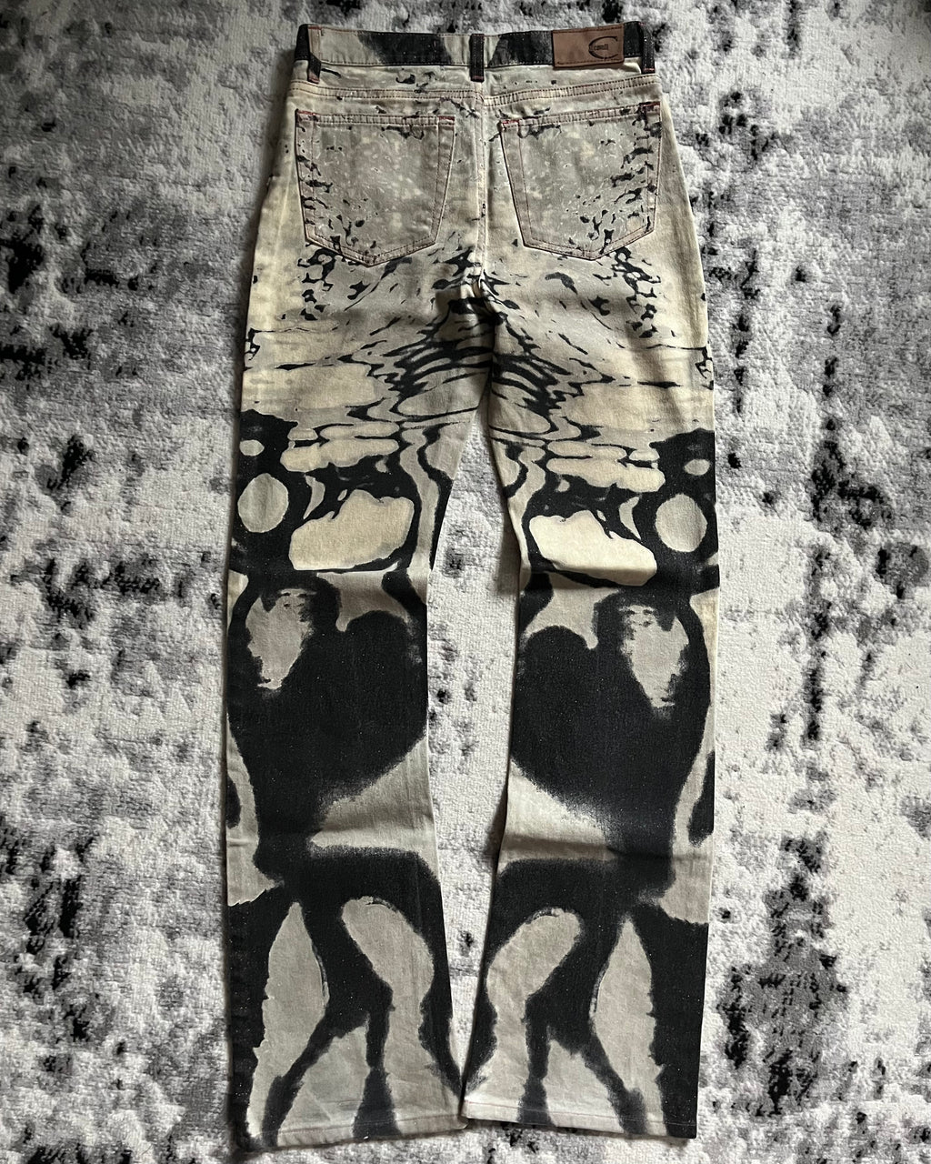 SS2002 Just Cavalli Hallucination Black Pants (XS)