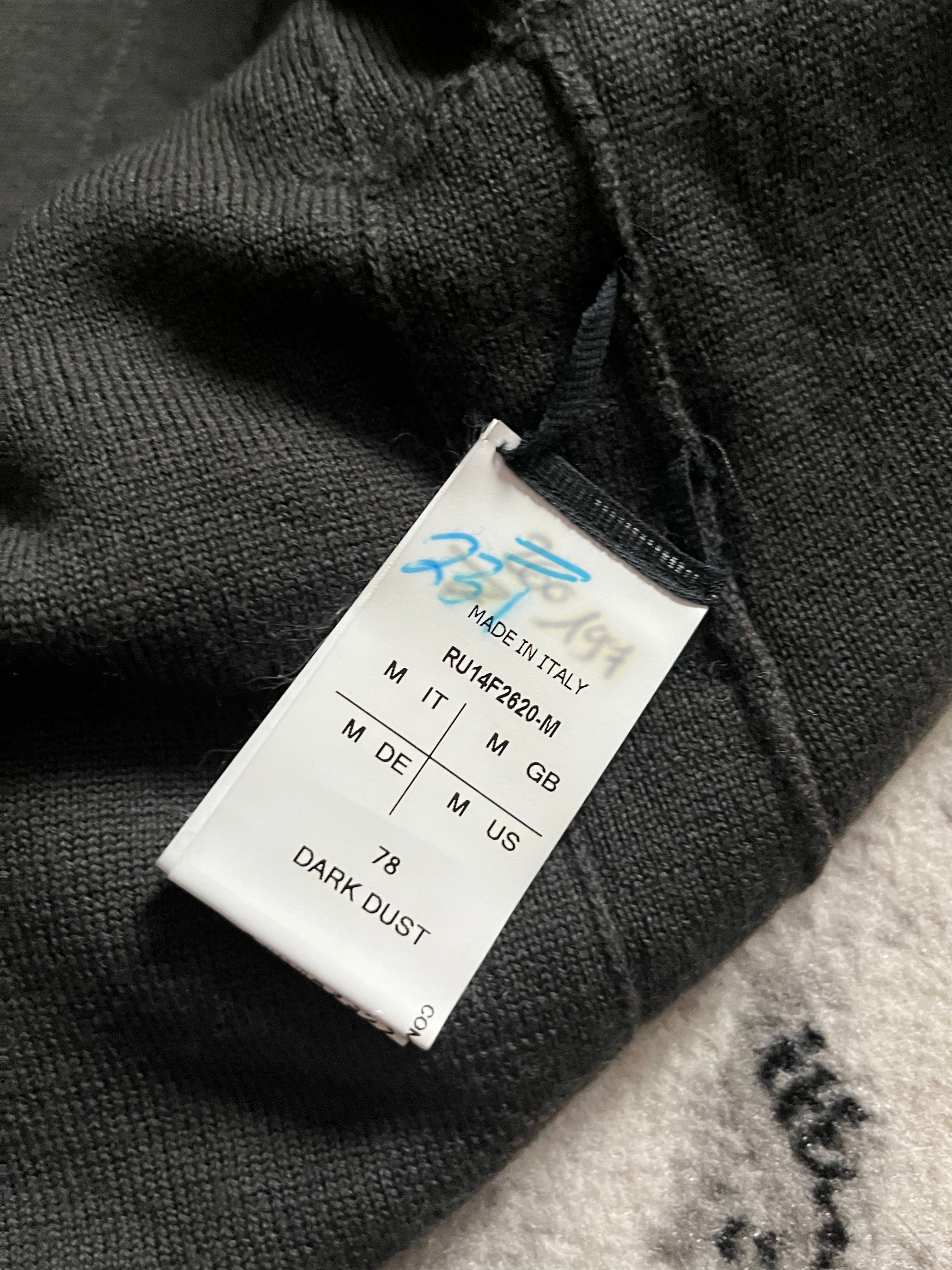 2014FW リック・オウエンス ムーディー ダークダスト オリーブ ノースリーブ トップ (M/L)