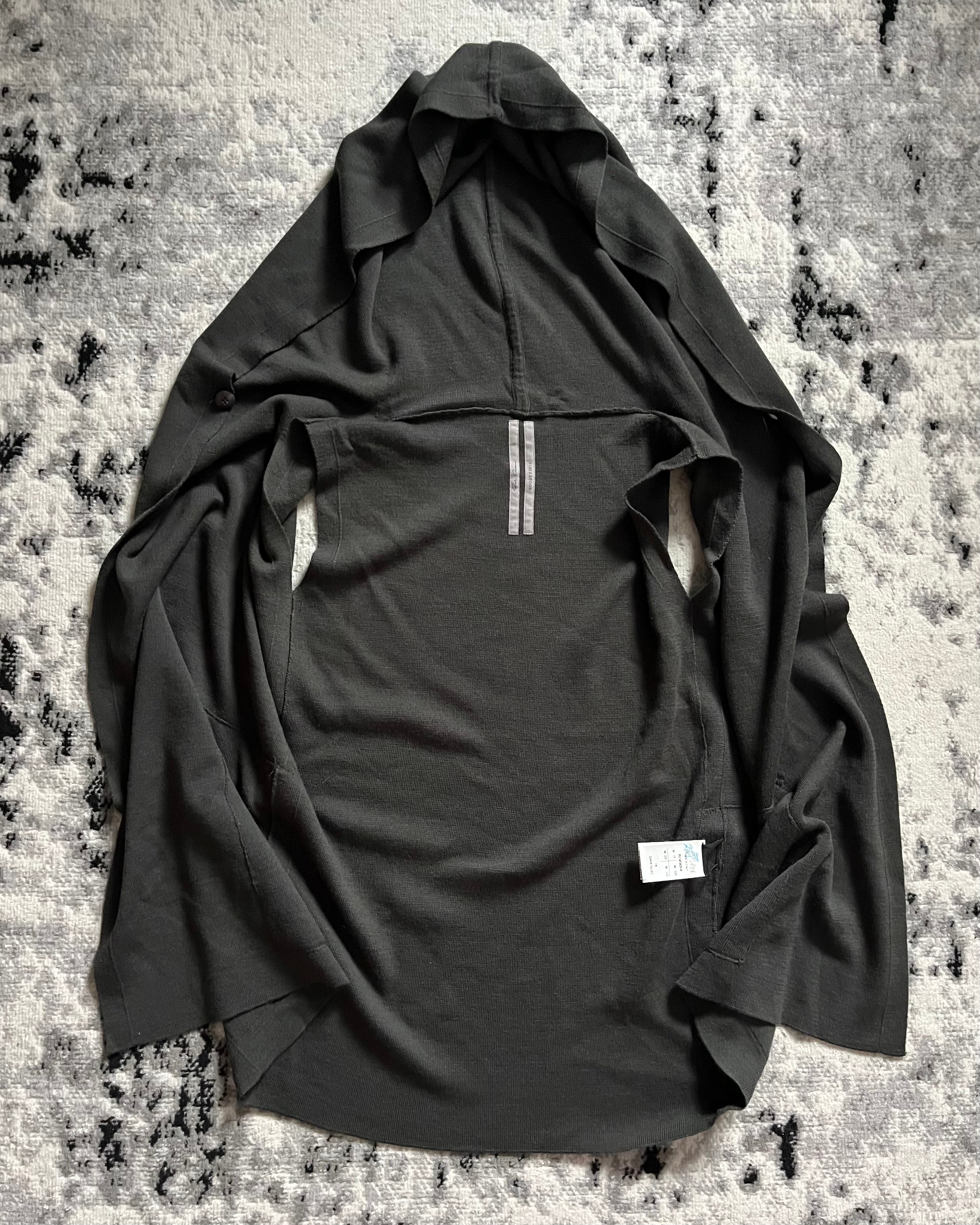 2014FW リック・オウエンス ムーディー ダークダスト オリーブ ノースリーブ トップ (M/L)