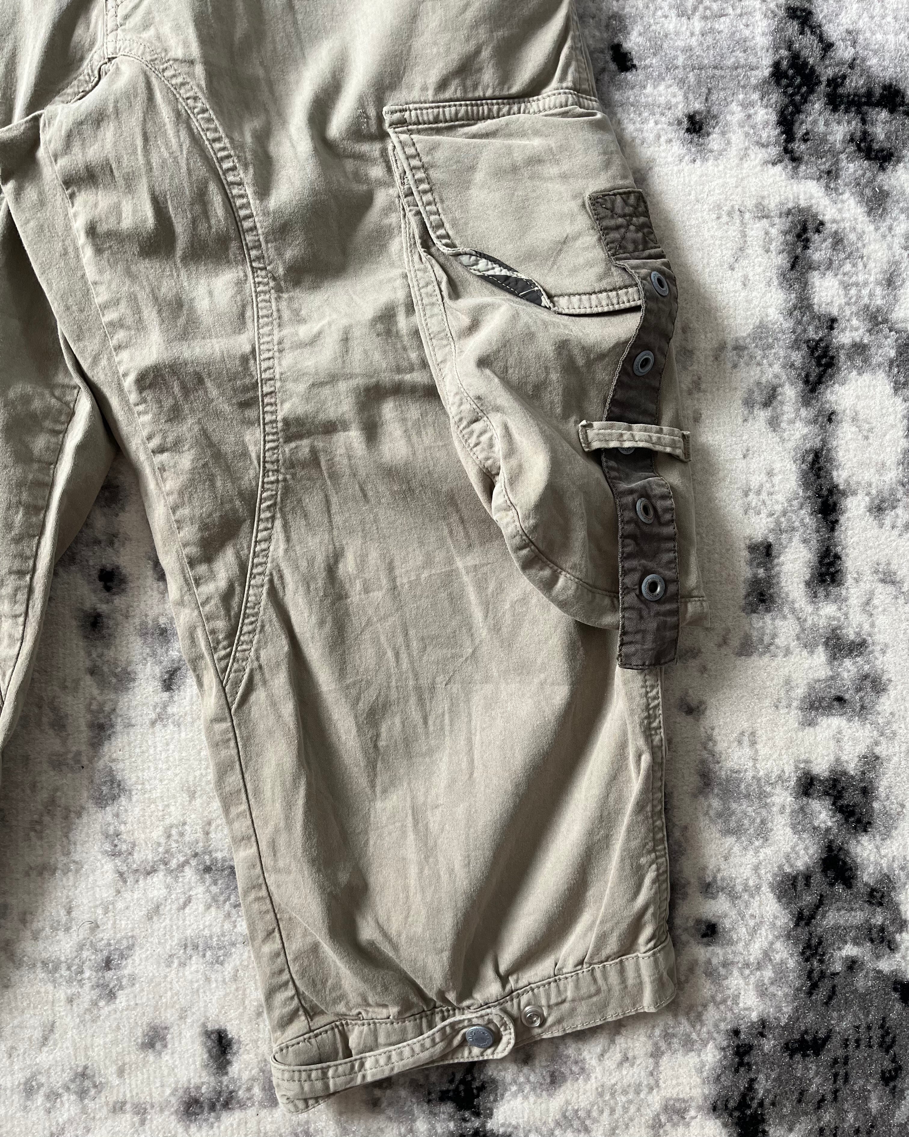 AW04 ドルチェ&amp;ガッバーナ カジュアルアーミーカーゴショーツ(S)