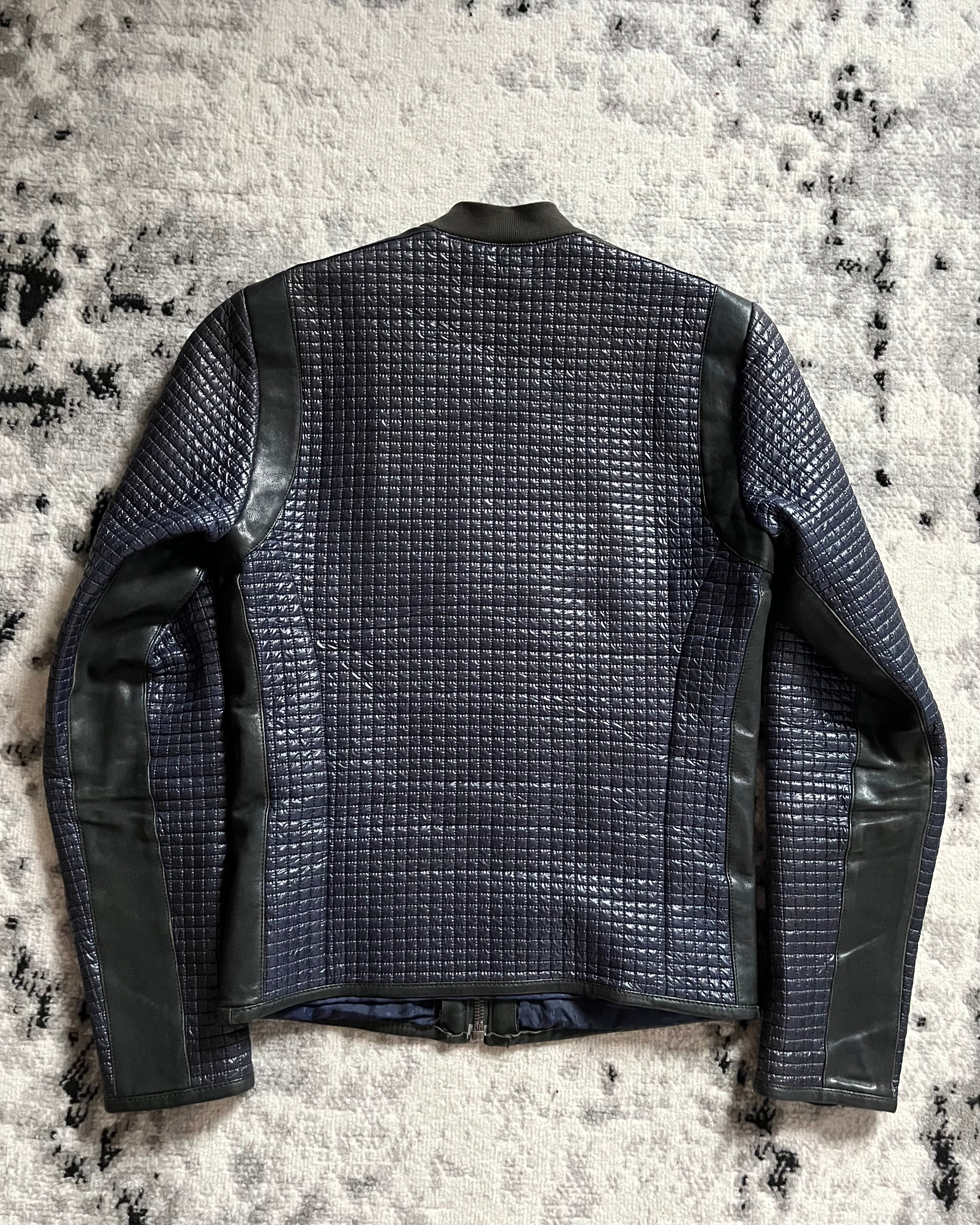 00年代 ドルチェ＆ガッバーナ バイカースムース ネイビー ジャケット (M)