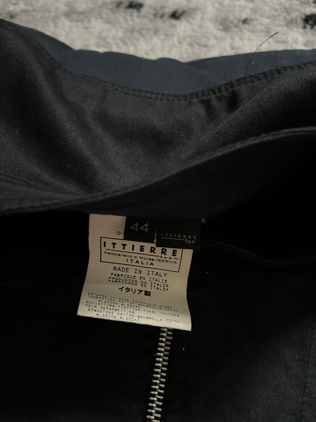SS2005 Cavalli Obscure Black Navy Cobra Corset Jacket (XS/S)