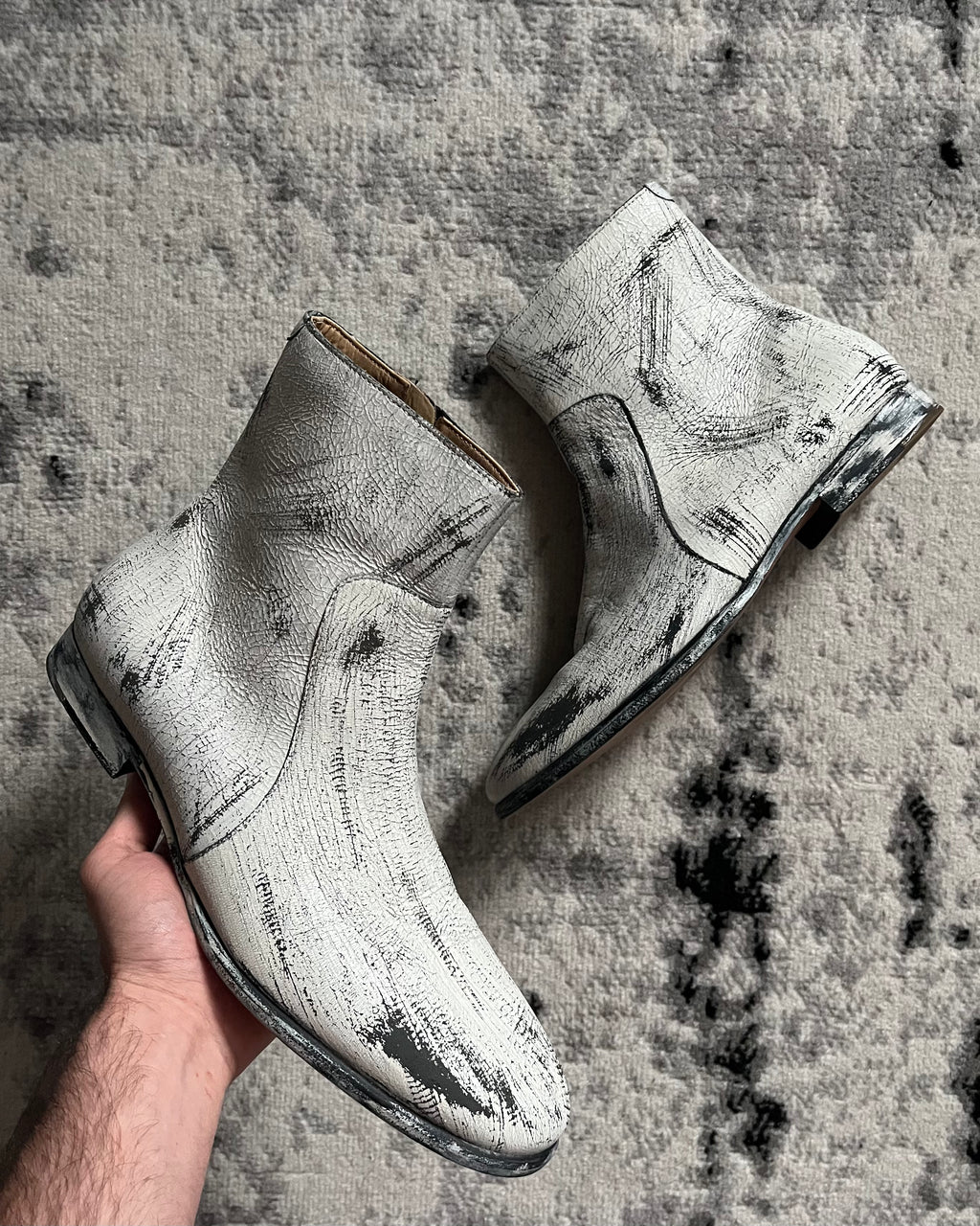 2012 Maison Margiela White HM Boots (45eu/us11)