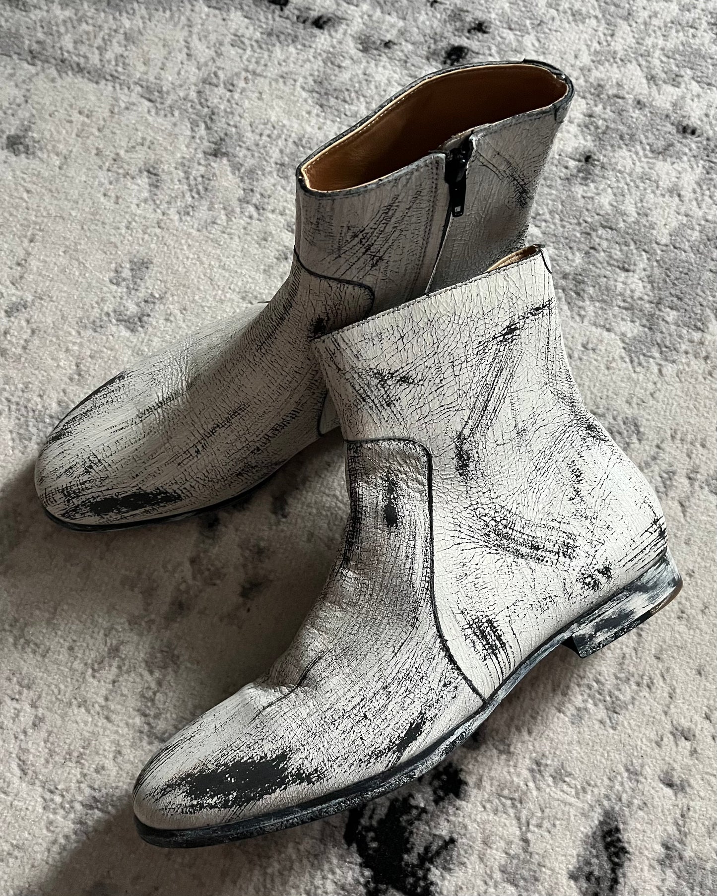 2012 Maison Margiela 白色 HM 靴子 (45eu/us11)