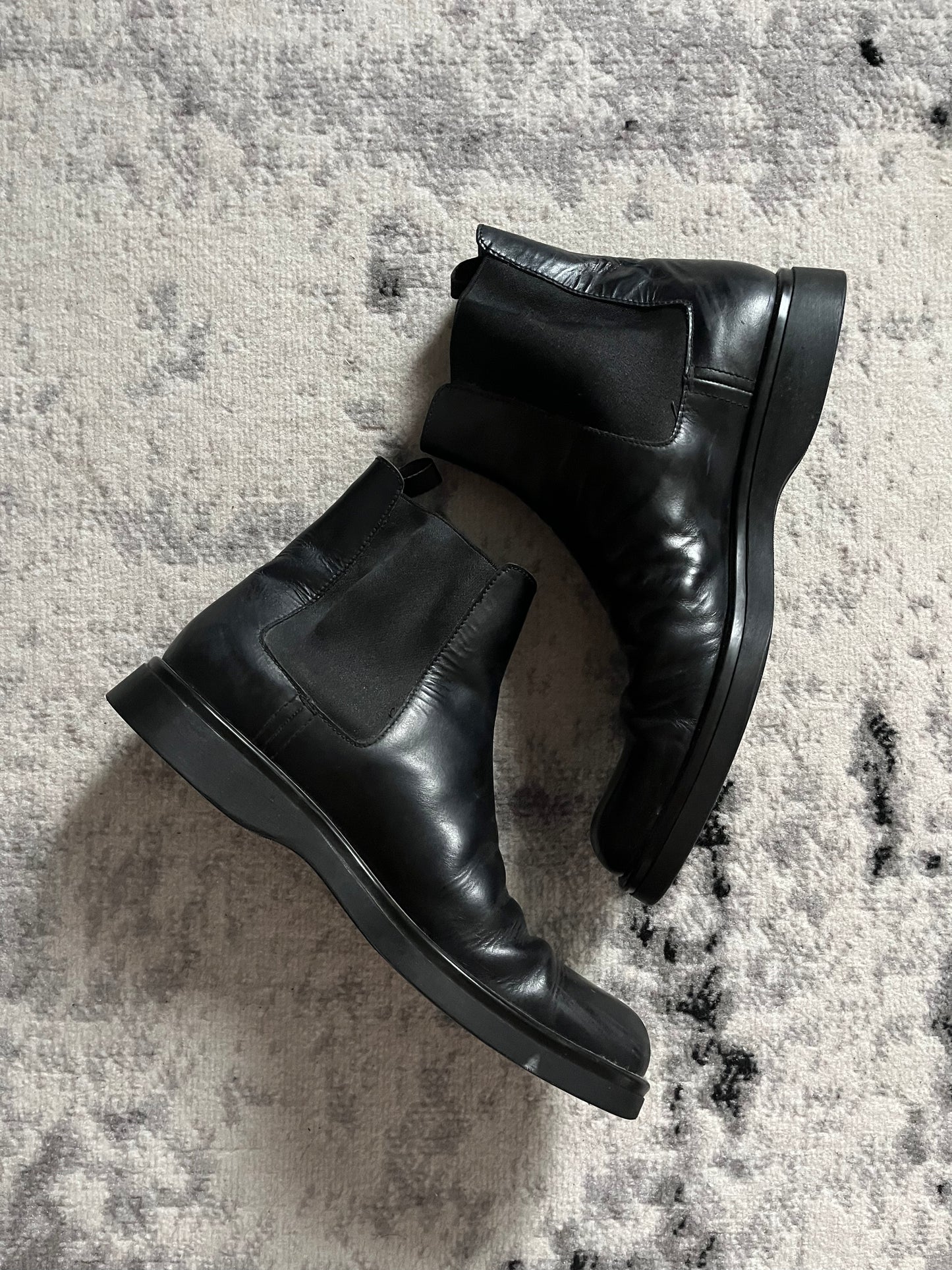 AW2005 Prada Optimum Leather Boots (43,5eu/us10)