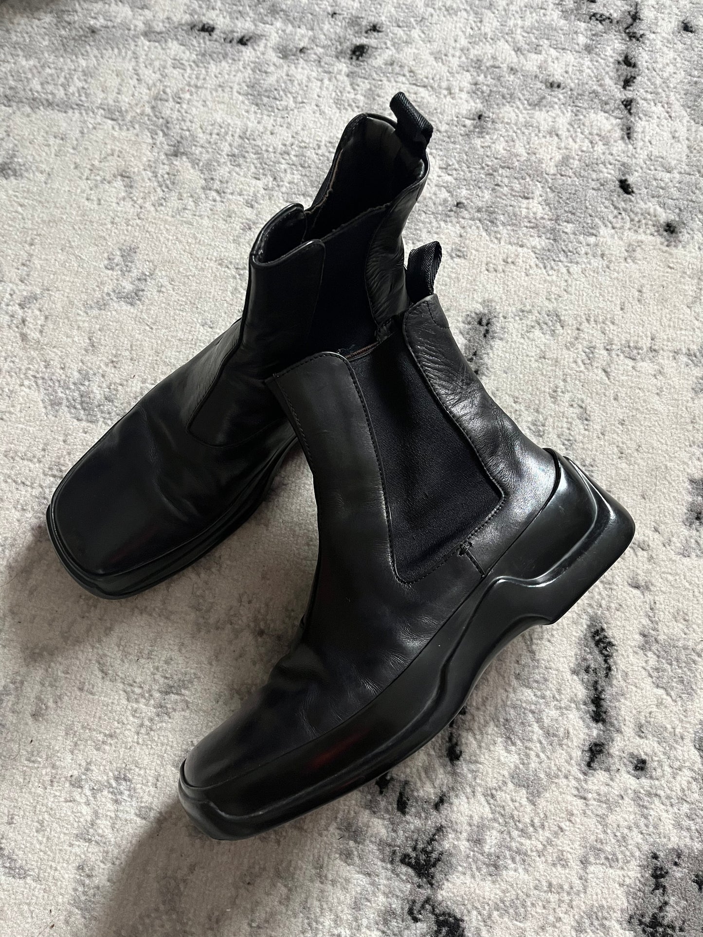 FW1999 Prada Leather Boots (42,5eu/us9)
