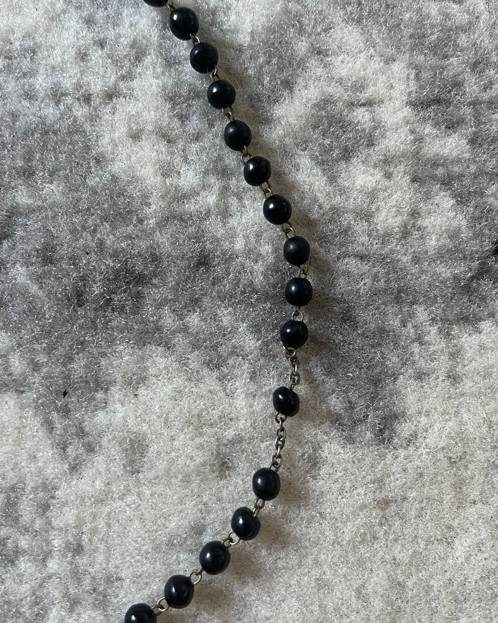Dolce & Gabbana Black Jesus Cross Necklace
