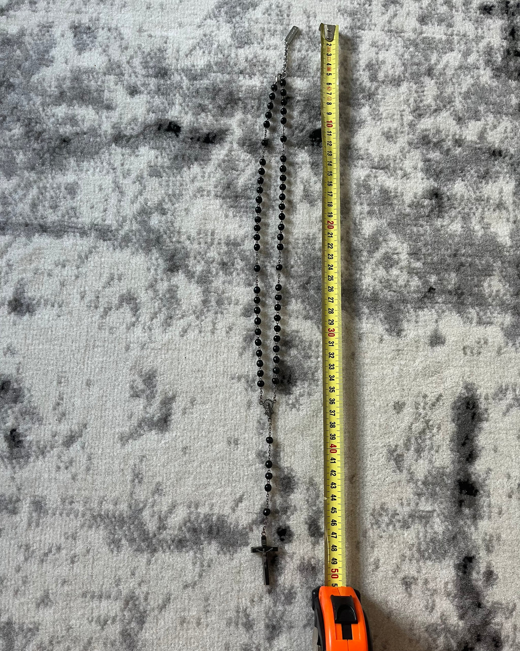 Dolce & Gabbana Black Jesus Cross Necklace