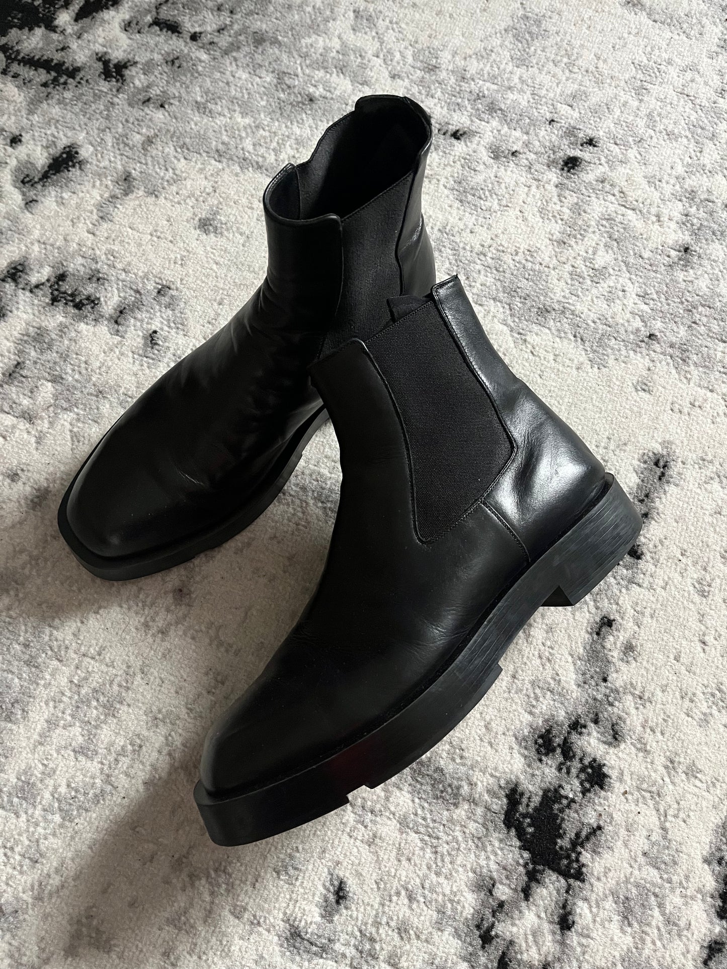 Givenchy Blu Barrett Leather Boots (45eu/us11)
