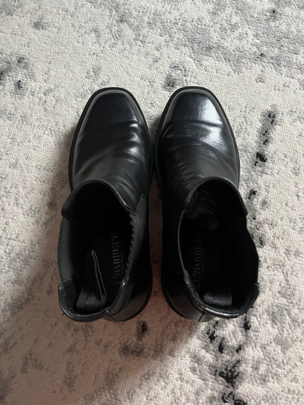 Givenchy Blu Barrett Leather Boots (45eu/us11)