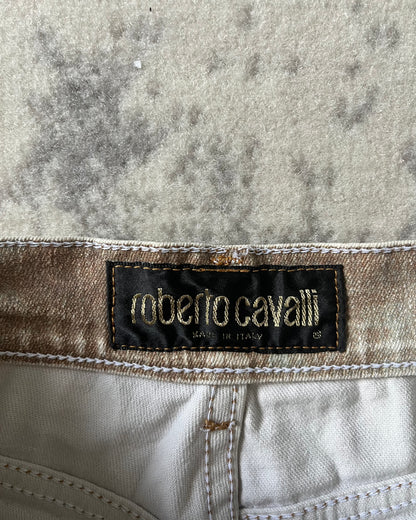 FW94 Roberto Cavalli 文艺复兴海军战裤 (XS)