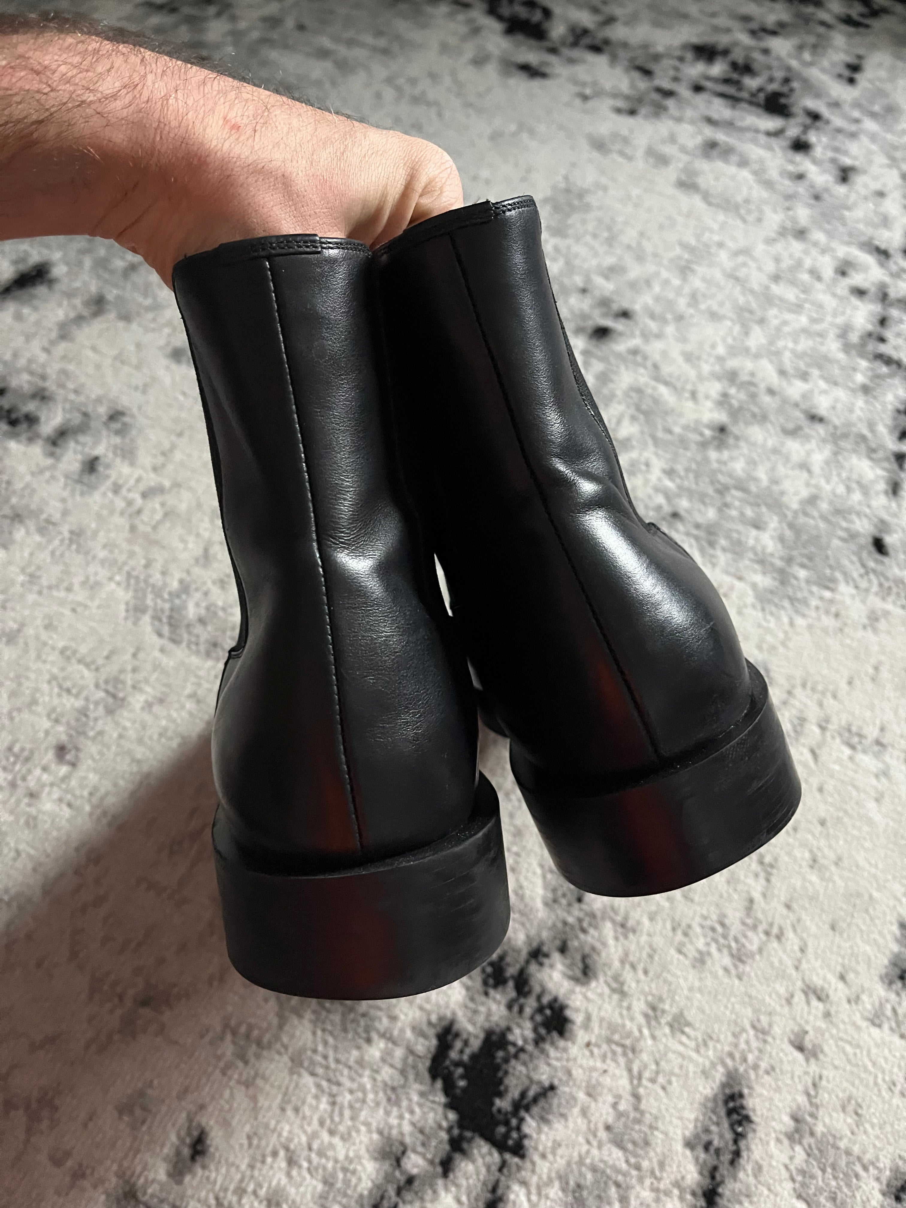 Givenchy Blu Barrett Leather Boots (45eu/us11)