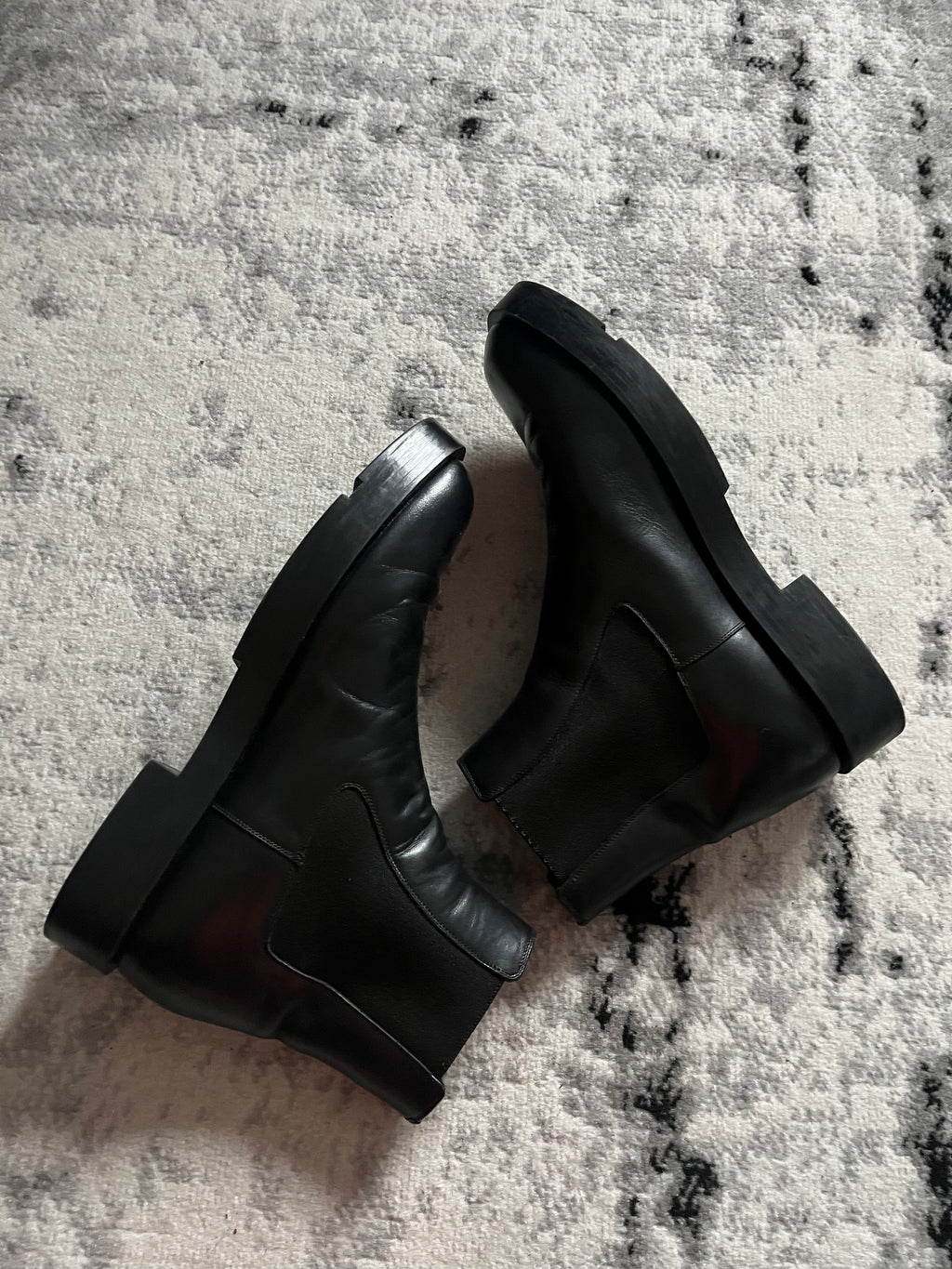 Givenchy Blu Barrett Leather Boots (45eu/us11)