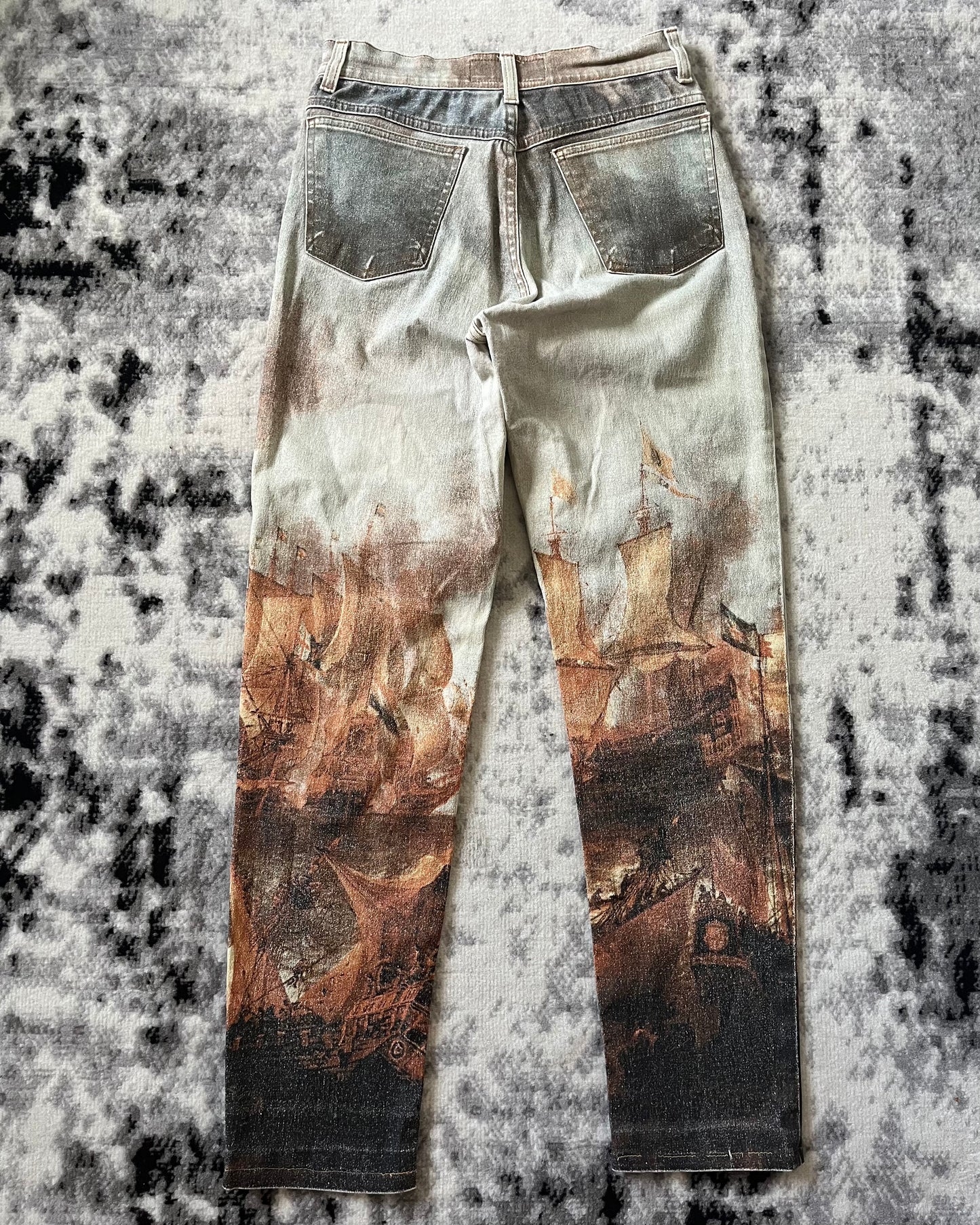 FW94 Roberto Cavalli Renaissance Naval War Pants (XS)