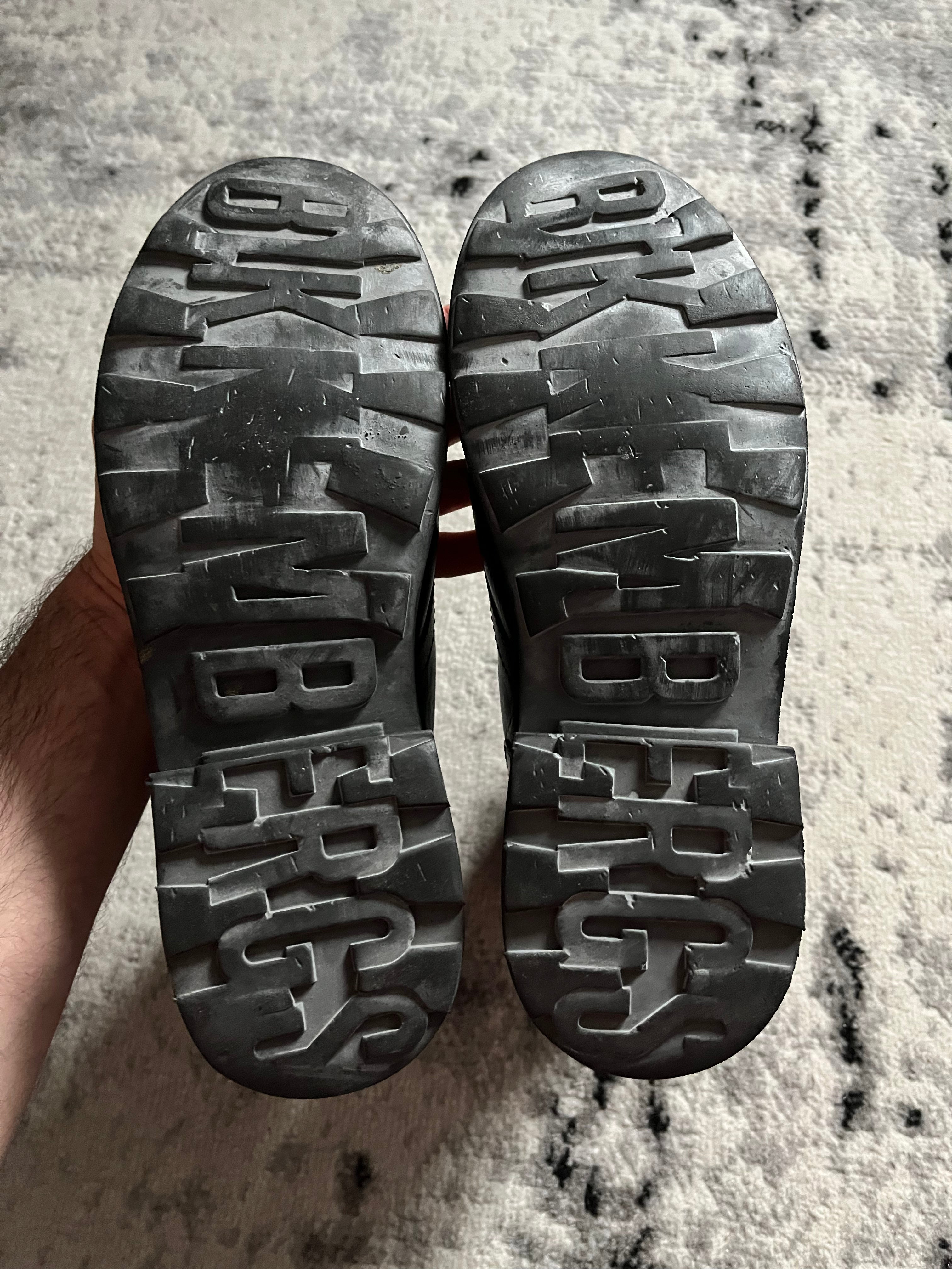 2000s Dirk Bikkembergs Black Combat Leather Boots (43eu/us9,5)