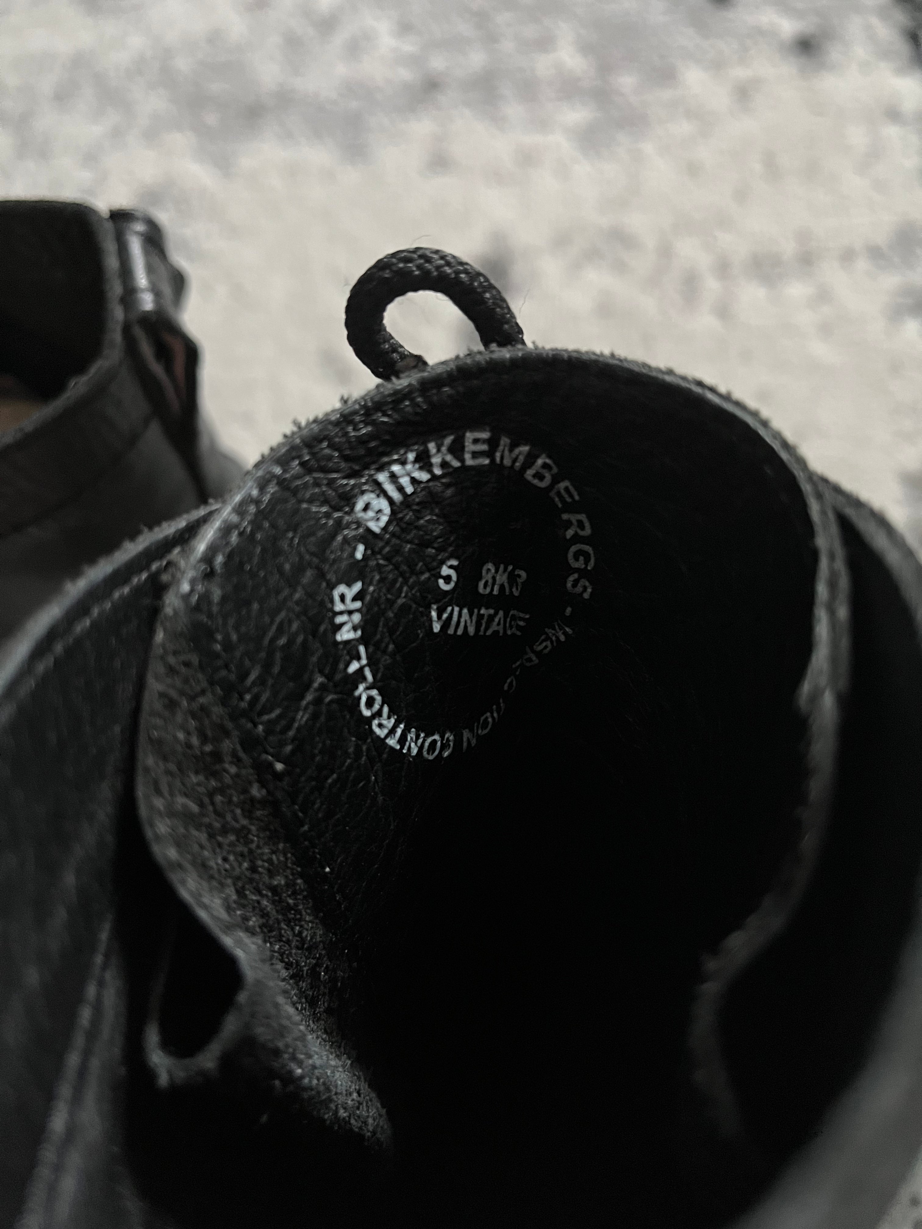 2000s Dirk Bikkembergs Black Combat Leather Boots (43eu/us9,5)