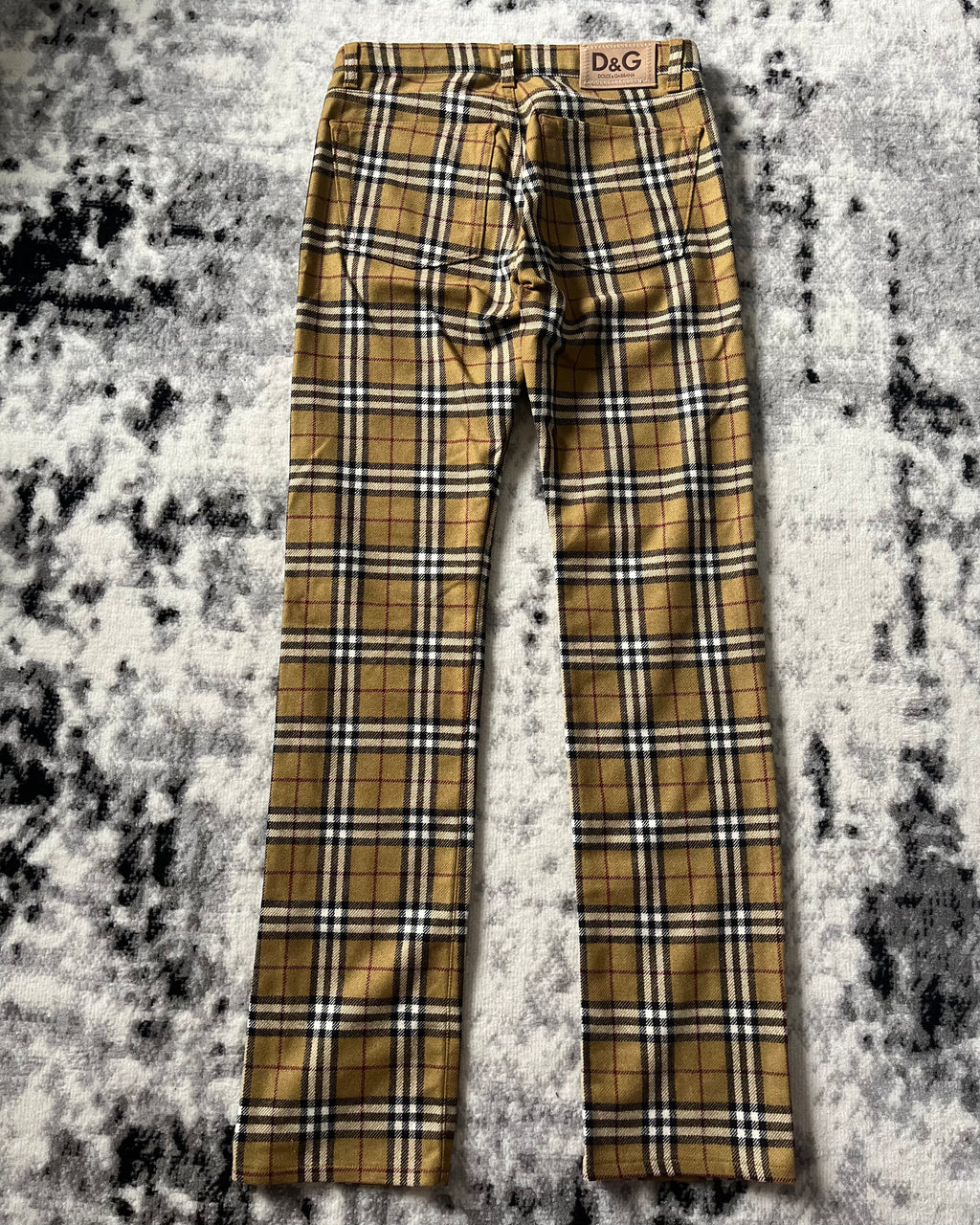 00年代 ドルチェ&amp;ガッバーナ タータンパンツ(S)