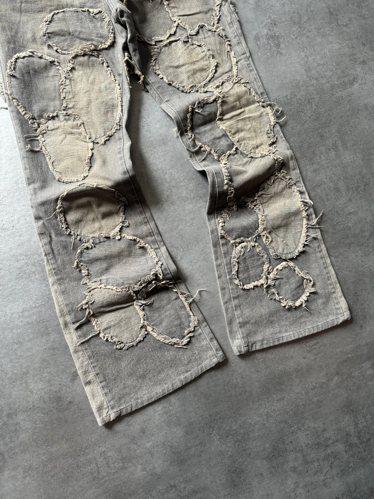 2000s Cavalli Smooth Relief Patch Jeans (XS/S)