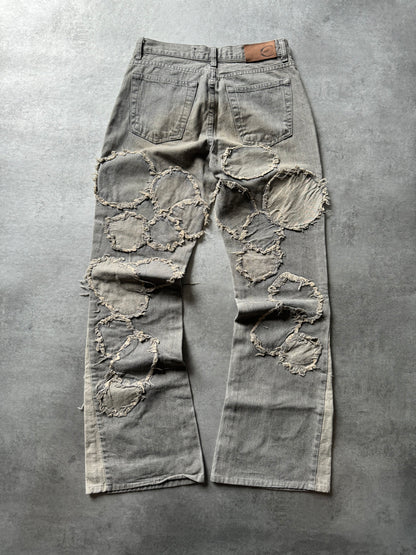 2000s Cavalli Smooth Relief Patch Jeans (XS/S)