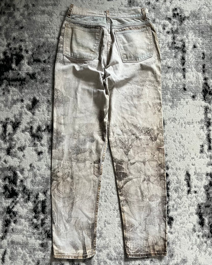 FW1995 Roberto Cavalli Prima Linea Medieval Print Pants (XS)